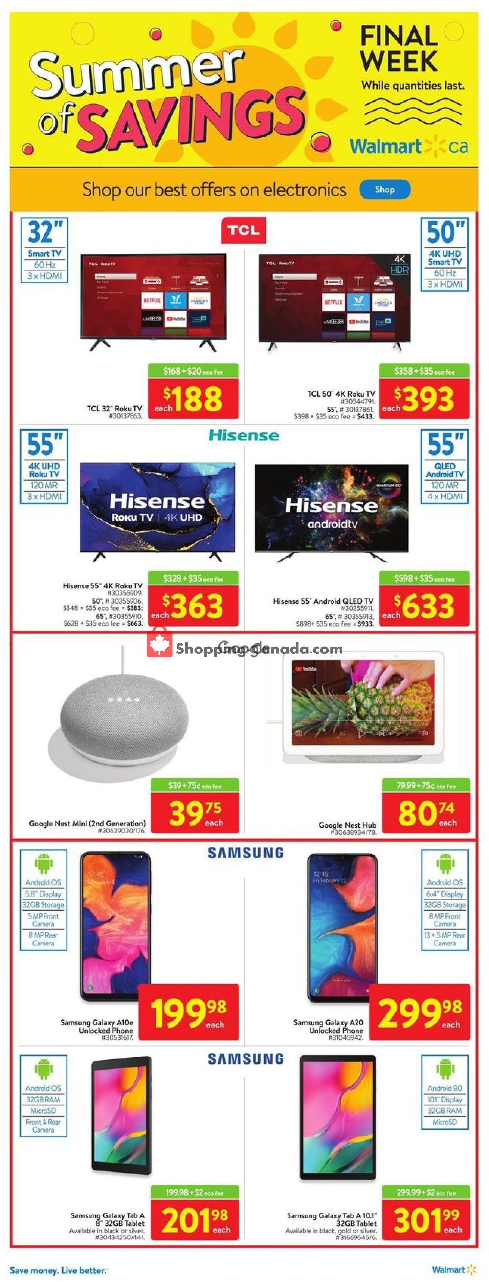 Walmart flyer from Thursday July 9, 2020 to Wednesday July 15, 2020 - page 16