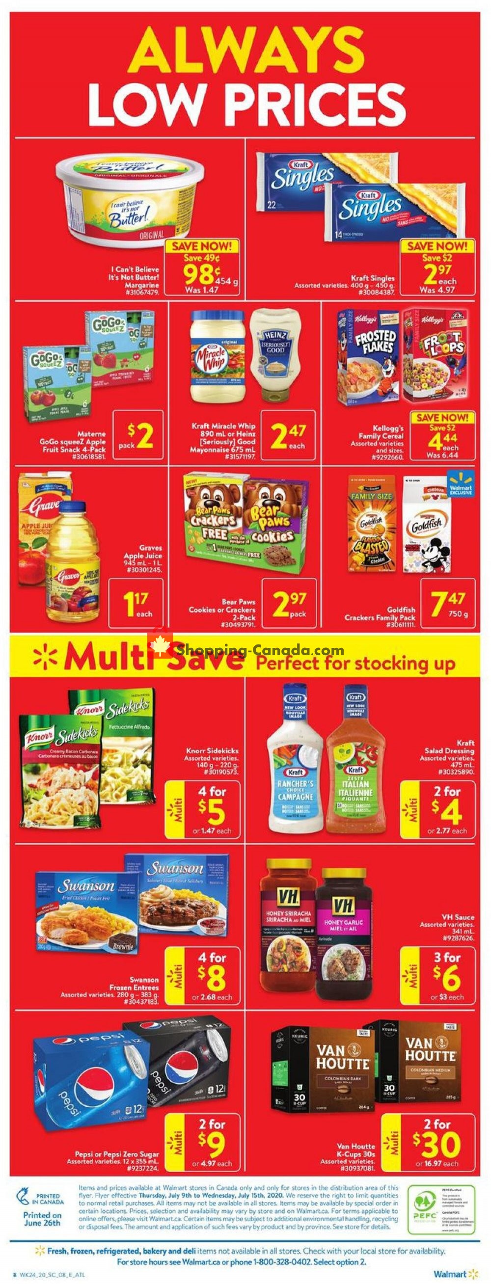 Walmart flyer from Thursday July 9, 2020 to Wednesday July 15, 2020 - page 3