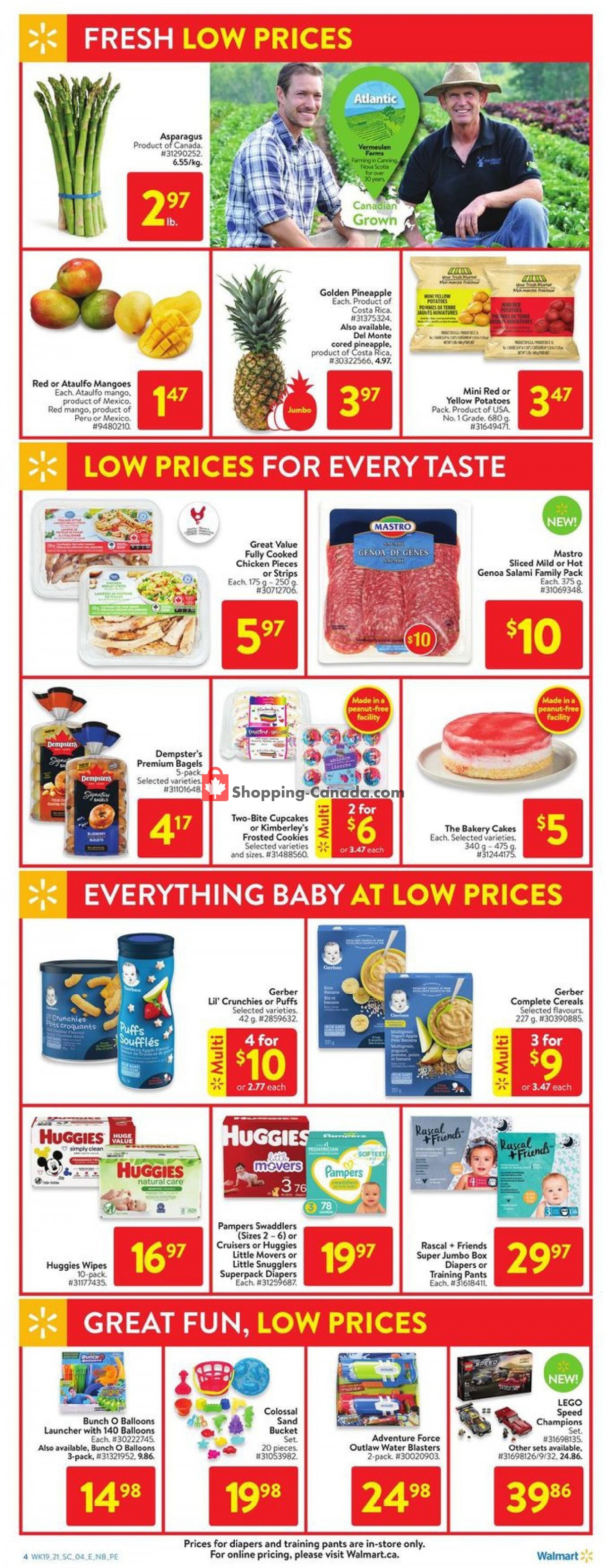 Walmart flyer from Thursday June 3, 2021 to Wednesday June 9, 2021 - page 4