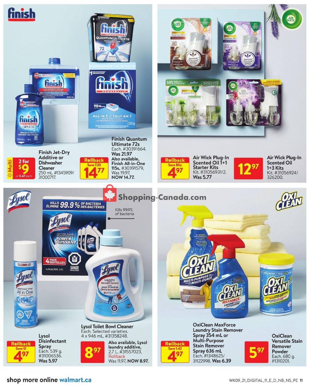Walmart flyer from Thursday March 25, 2021 to Wednesday April 21, 2021 - page 11