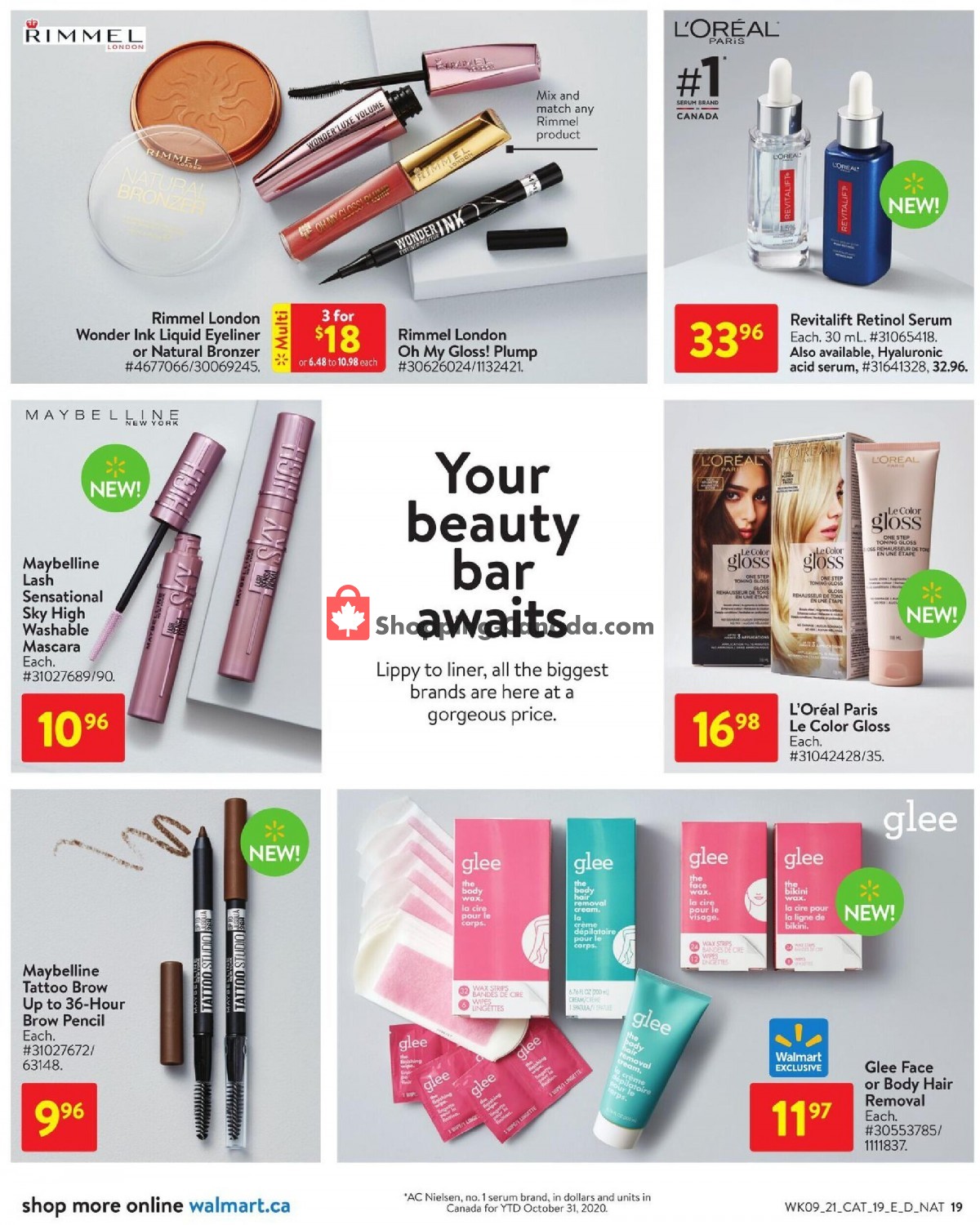 Walmart flyer from Thursday March 25, 2021 to Wednesday April 21, 2021 - page 19
