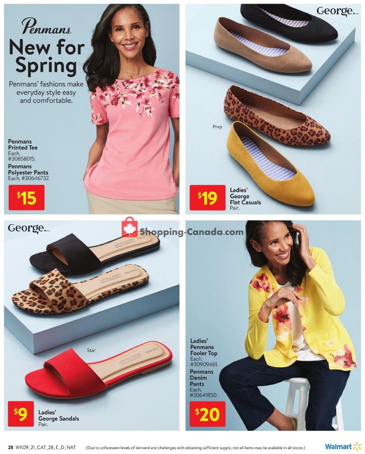 Walmart flyer from Thursday March 25, 2021 to Wednesday April 21, 2021 - page 28