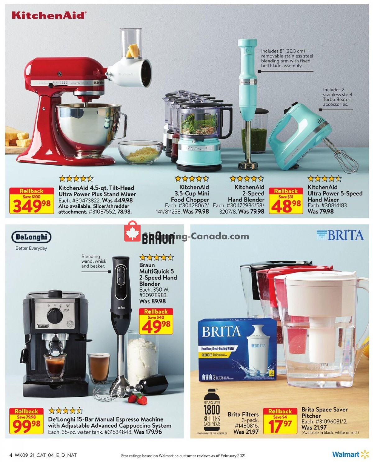 Walmart flyer from Thursday March 25, 2021 to Wednesday April 21, 2021 - page 4