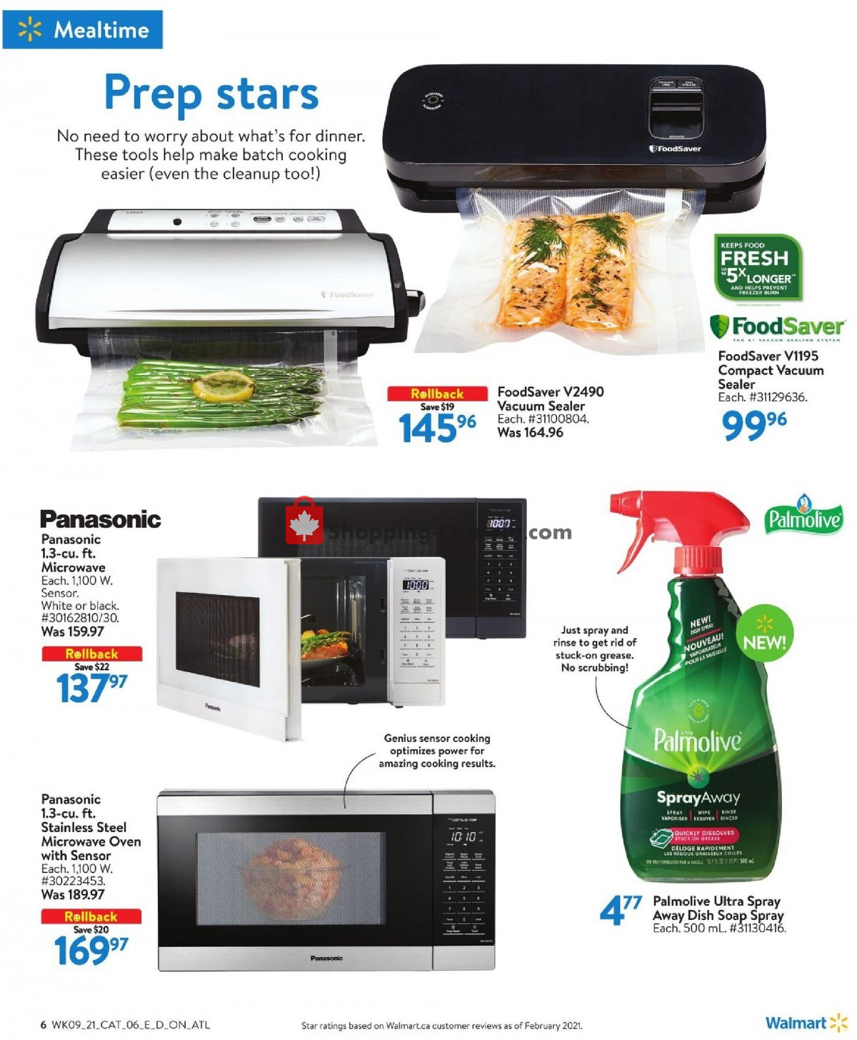 Walmart flyer from Thursday March 25, 2021 to Wednesday April 21, 2021 - page 6