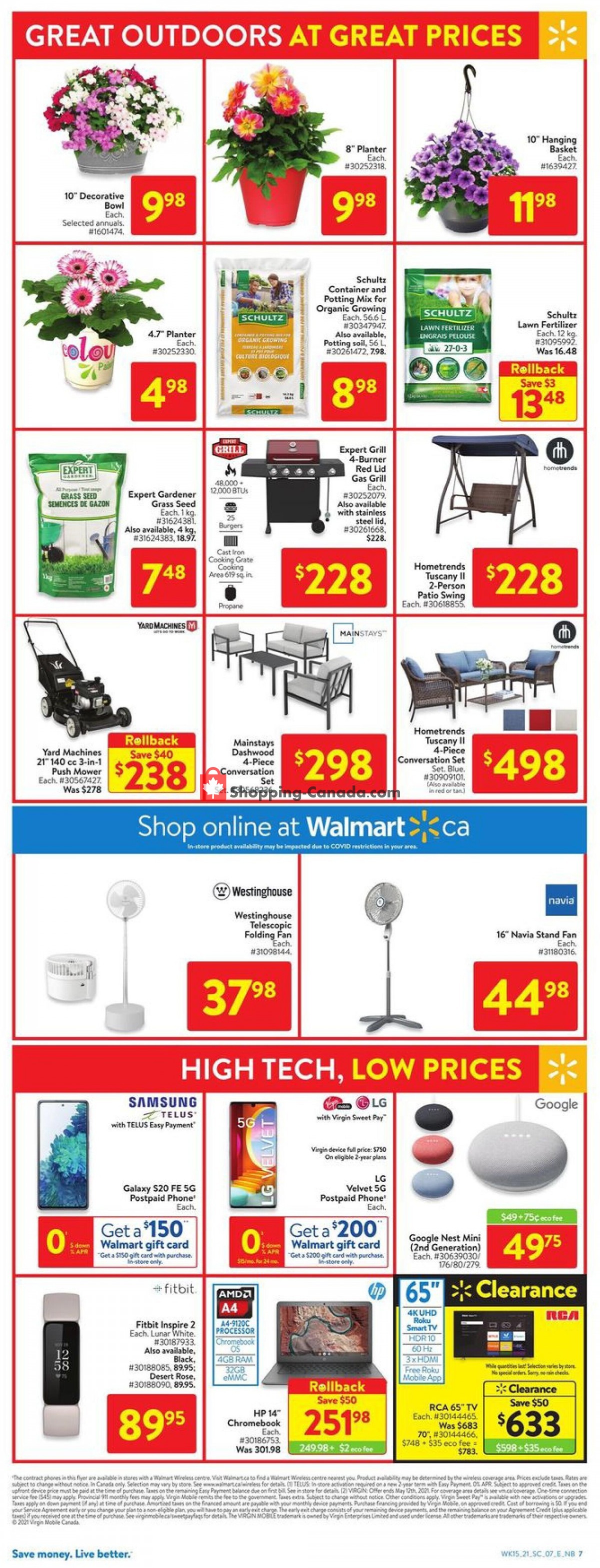 Walmart flyer from Thursday May 6, 2021 to Wednesday May 12, 2021 - page 15