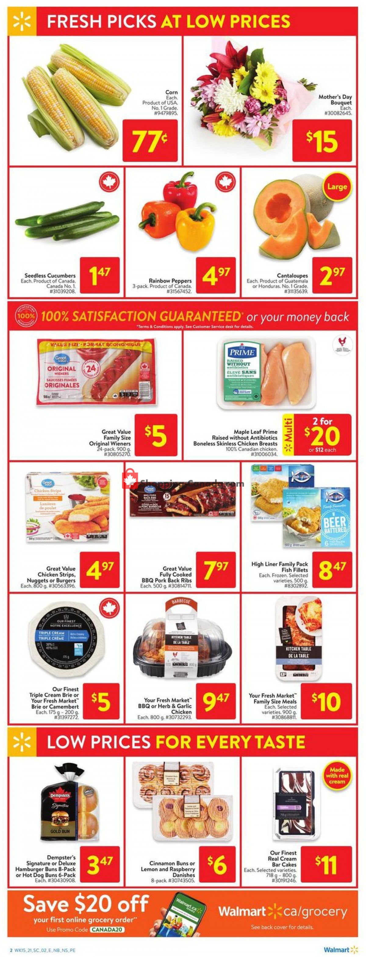 Walmart flyer from Thursday May 6, 2021 to Wednesday May 12, 2021 - page 2