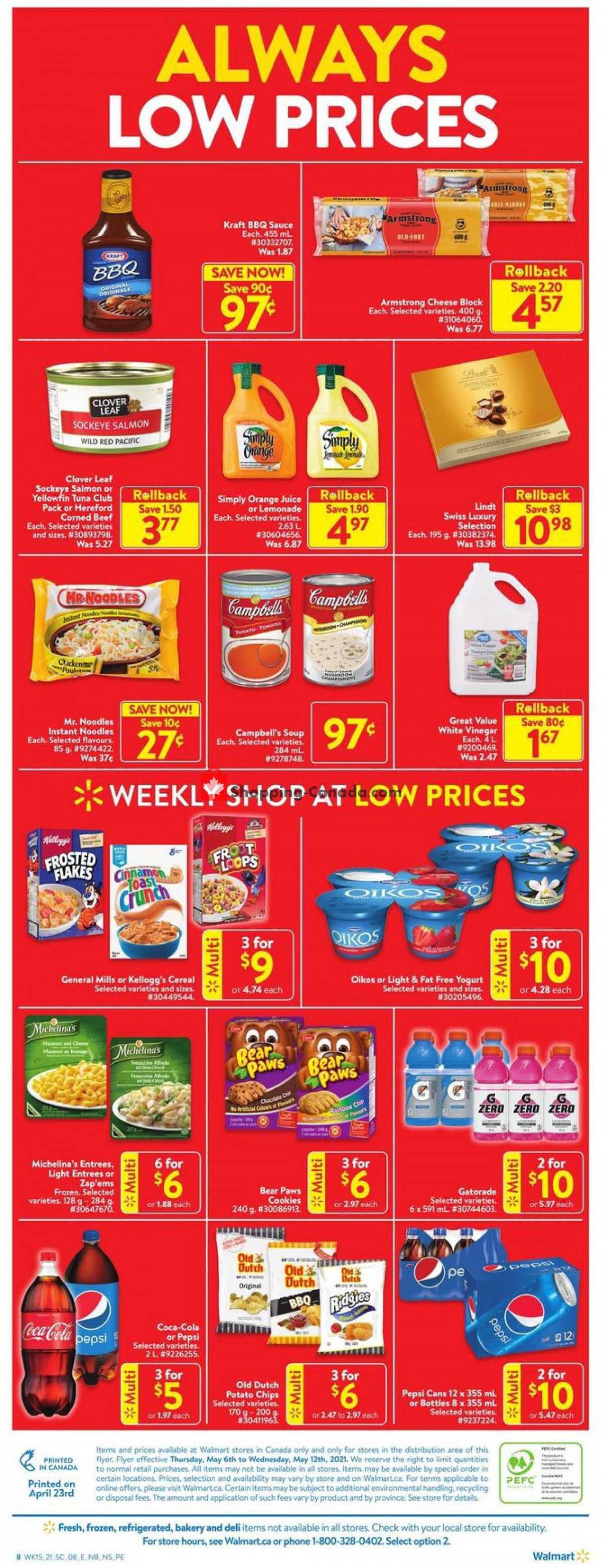 Walmart flyer from Thursday May 6, 2021 to Wednesday May 12, 2021 - page 3