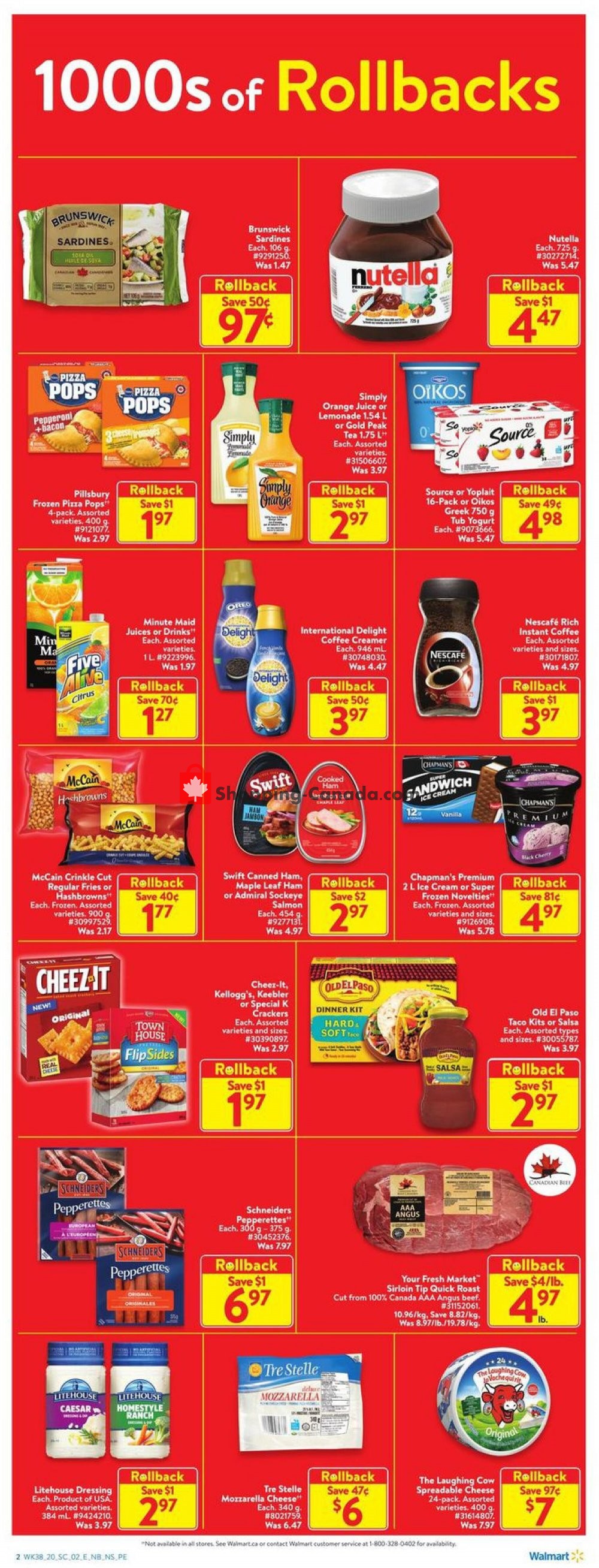 Walmart flyer from Thursday October 15, 2020 to Wednesday October 21, 2020 - page 2