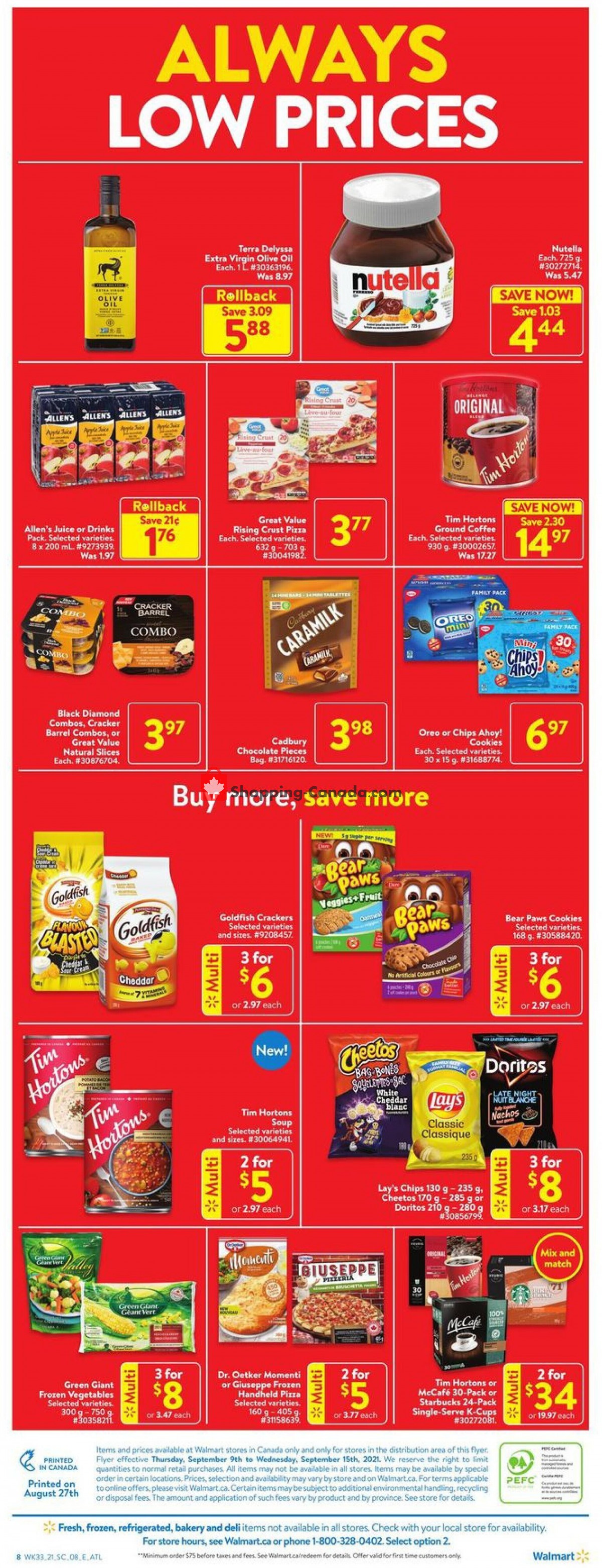 Walmart flyer from Thursday September 9, 2021 to Wednesday September 15, 2021 - page 5