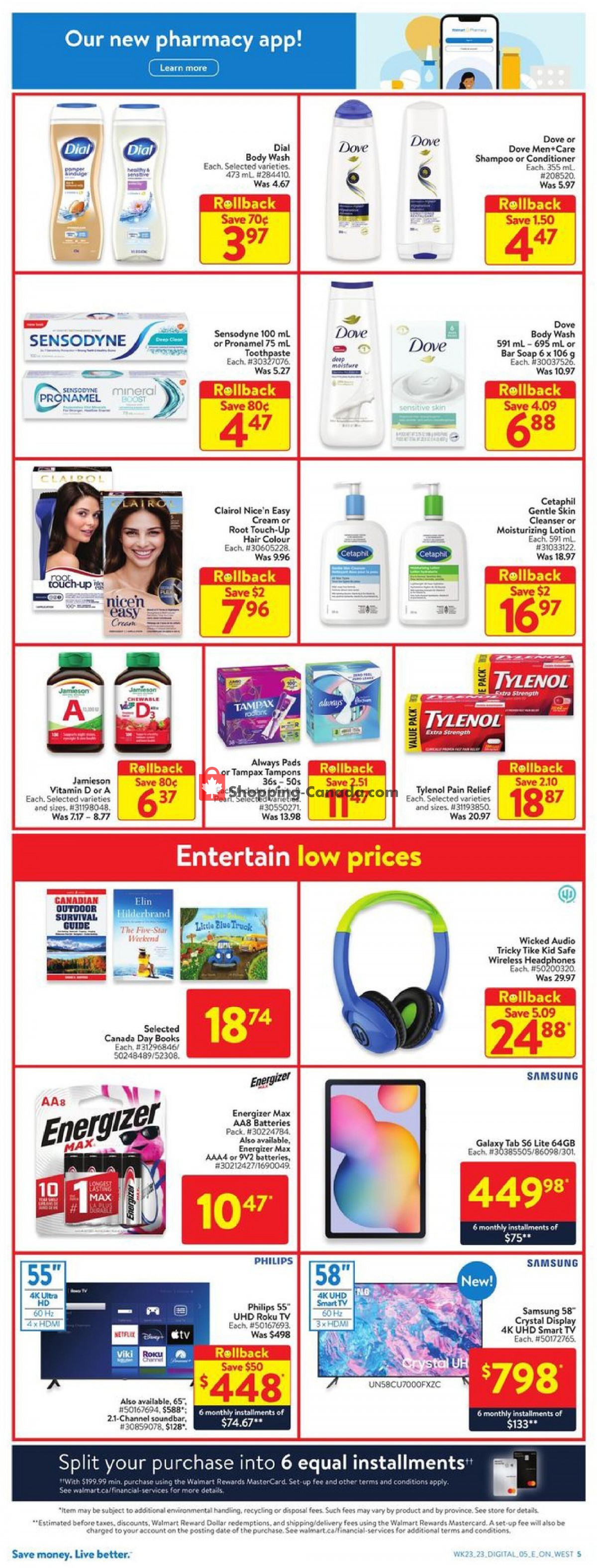 Walmart flyer from Thursday June 29, 2023 to Wednesday July 5, 2023 - page 8
