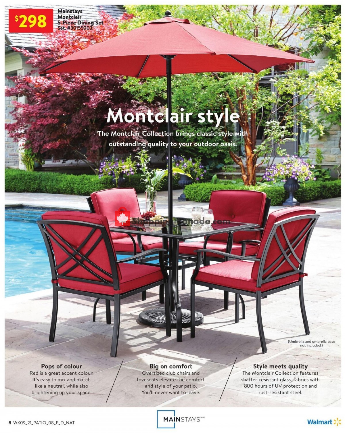 walmart canada outdoor furniture on Walmart Canada Flyer Always Low Prices March 18 April 21 2021 Shopping Canada