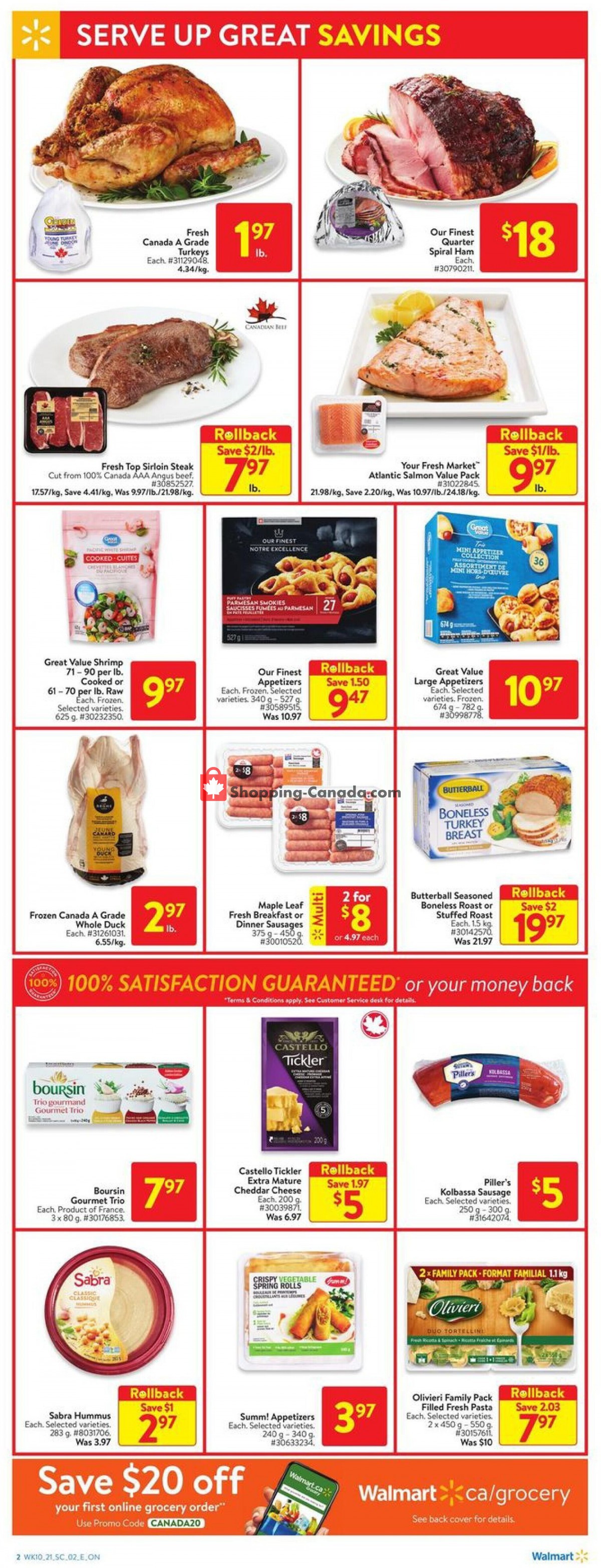 Walmart flyer from Thursday April 1, 2021 to Wednesday April 7, 2021 - page 2