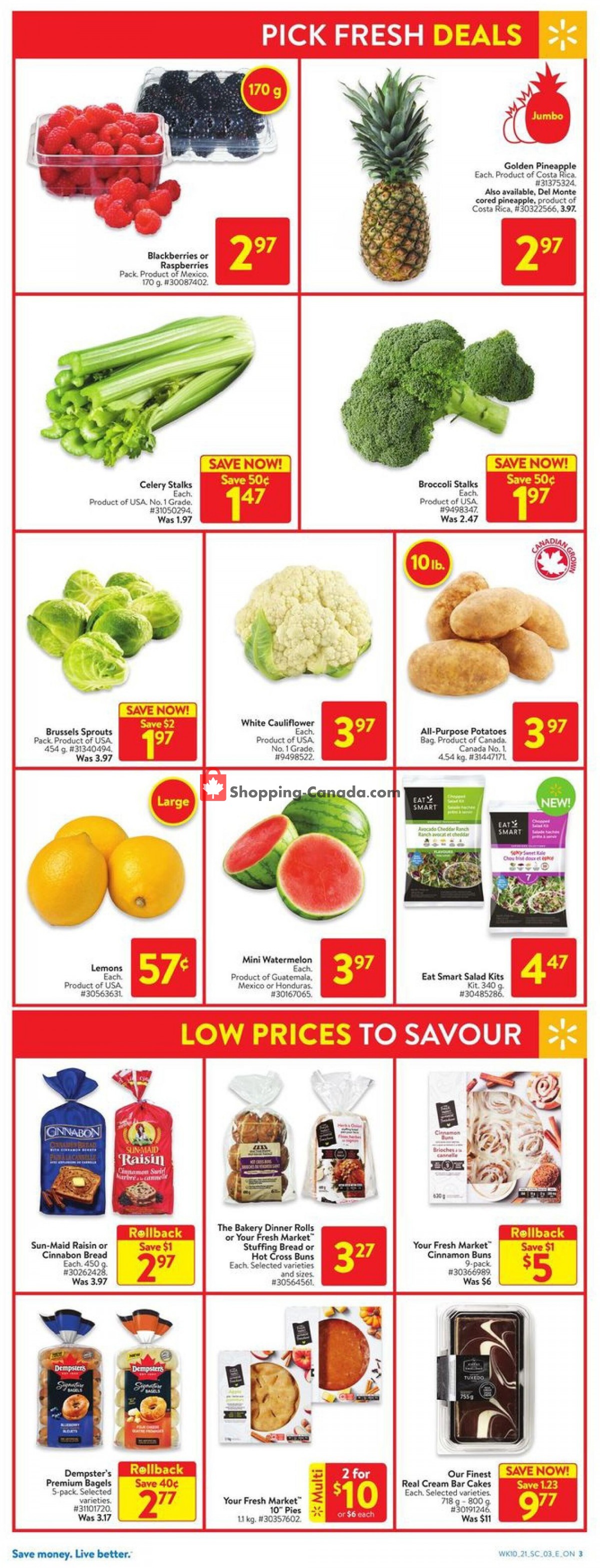 Walmart flyer from Thursday April 1, 2021 to Wednesday April 7, 2021 - page 3