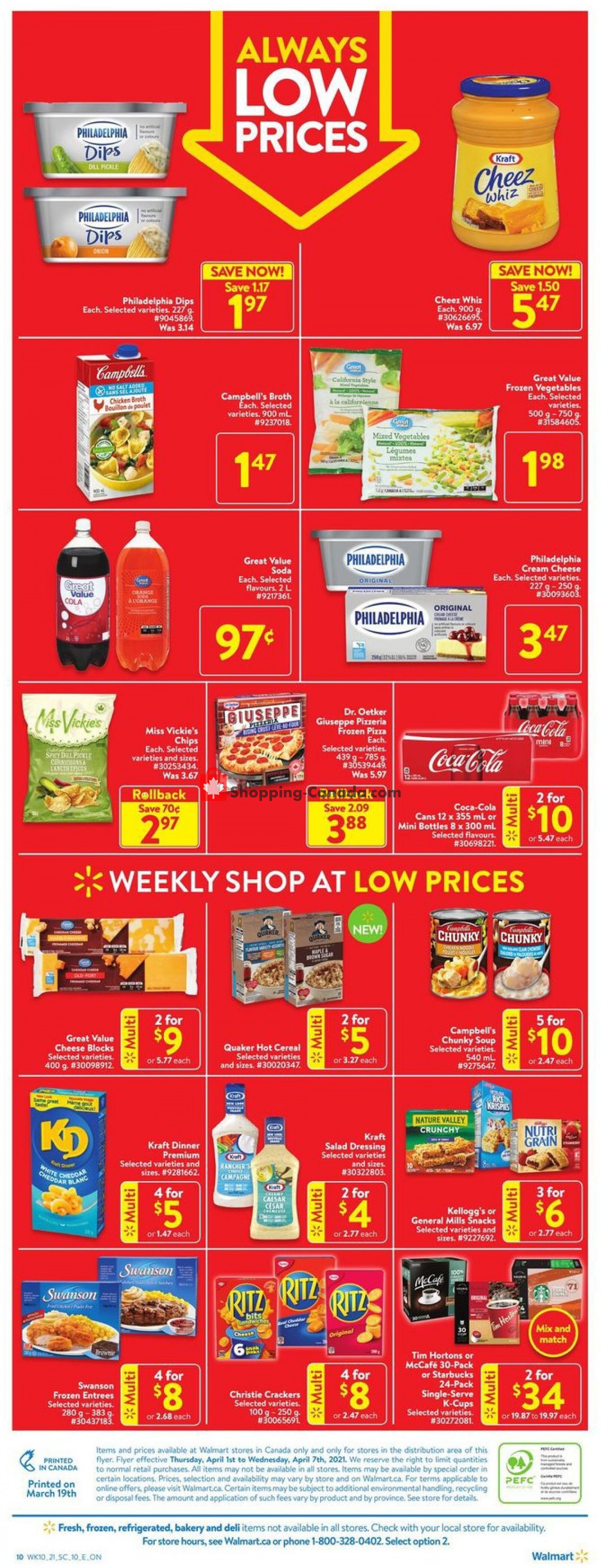 Walmart flyer from Thursday April 1, 2021 to Wednesday April 7, 2021 - page 4