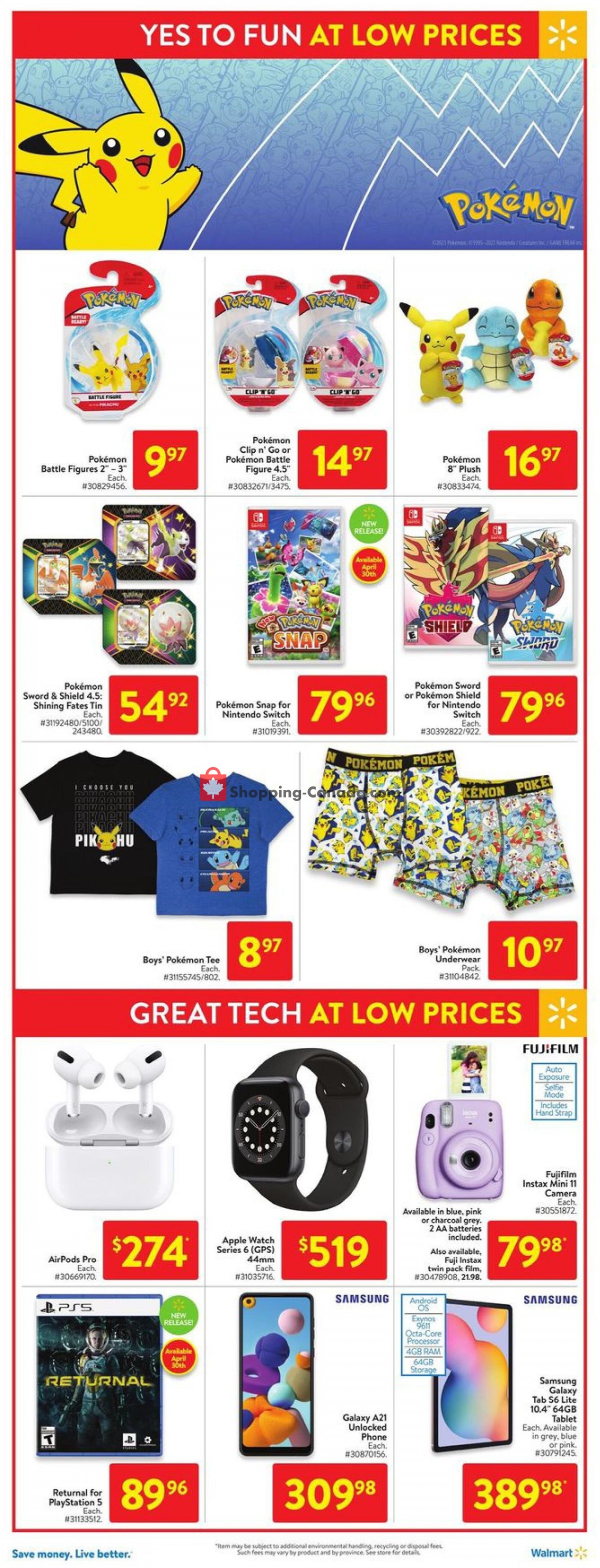 Walmart flyer from Thursday April 29, 2021 to Wednesday May 5, 2021 - page 15