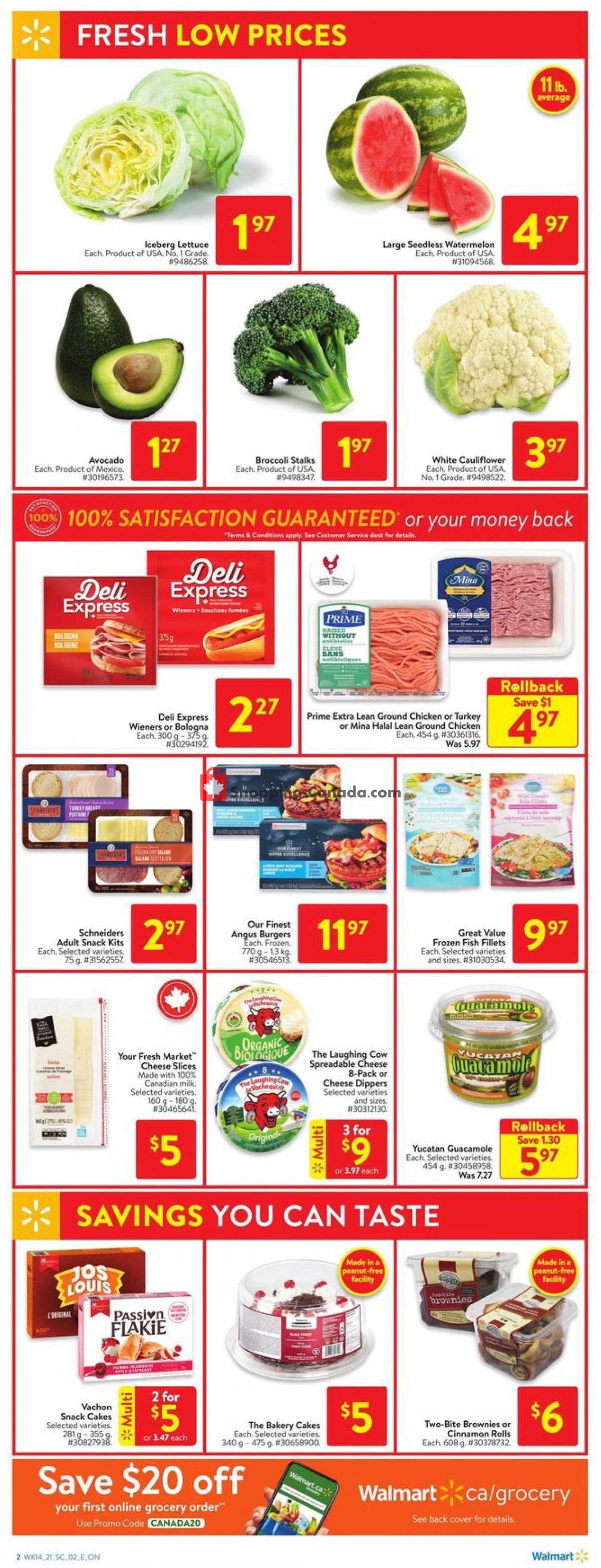 Walmart flyer from Thursday April 29, 2021 to Wednesday May 5, 2021 - page 2