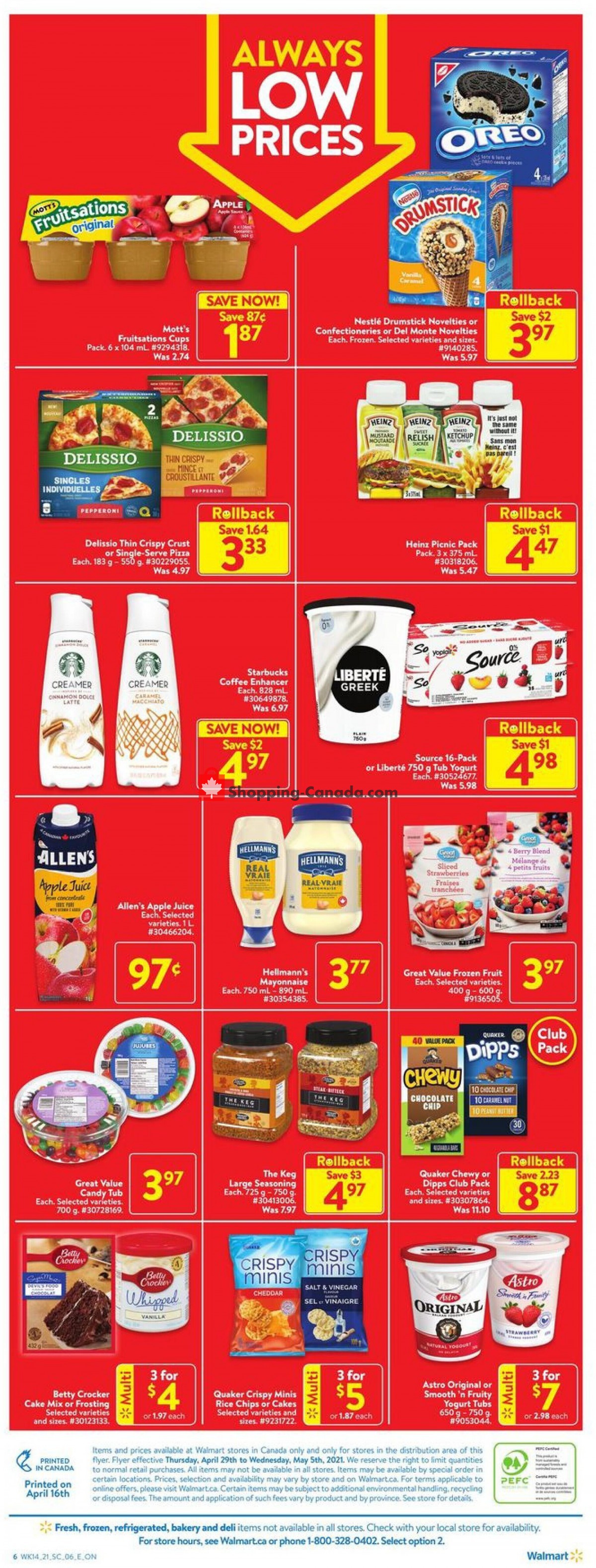 Walmart flyer from Thursday April 29, 2021 to Wednesday May 5, 2021 - page 3