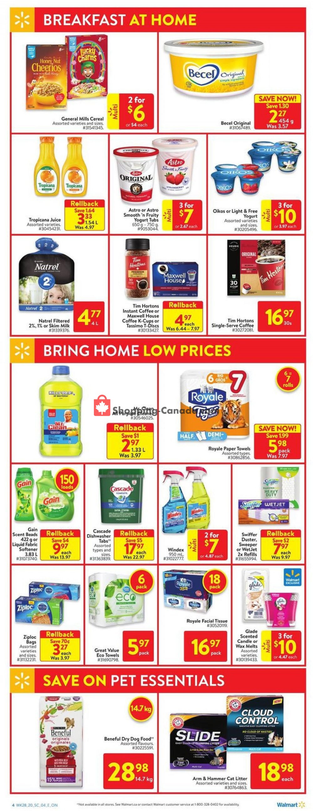 Walmart flyer from Thursday August 6, 2020 to Wednesday August 12, 2020 - page 7