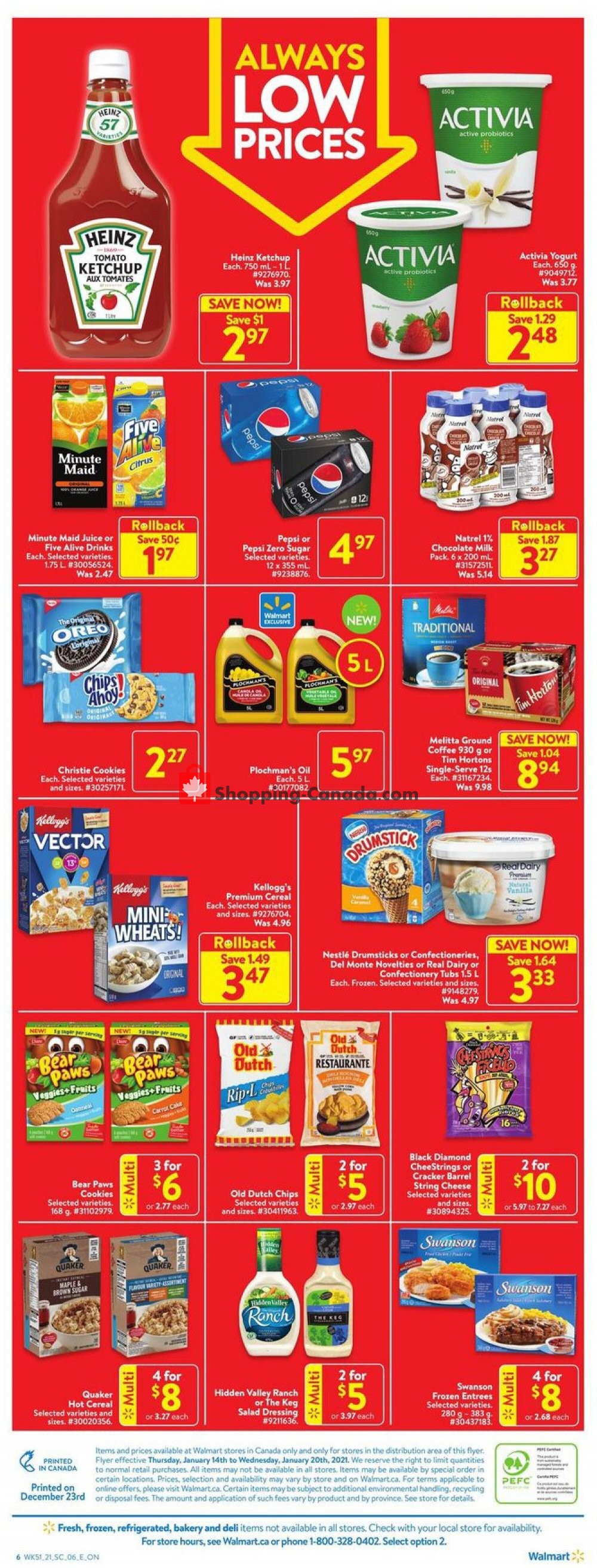Walmart flyer from Thursday January 14, 2021 to Wednesday January 20, 2021 - page 2