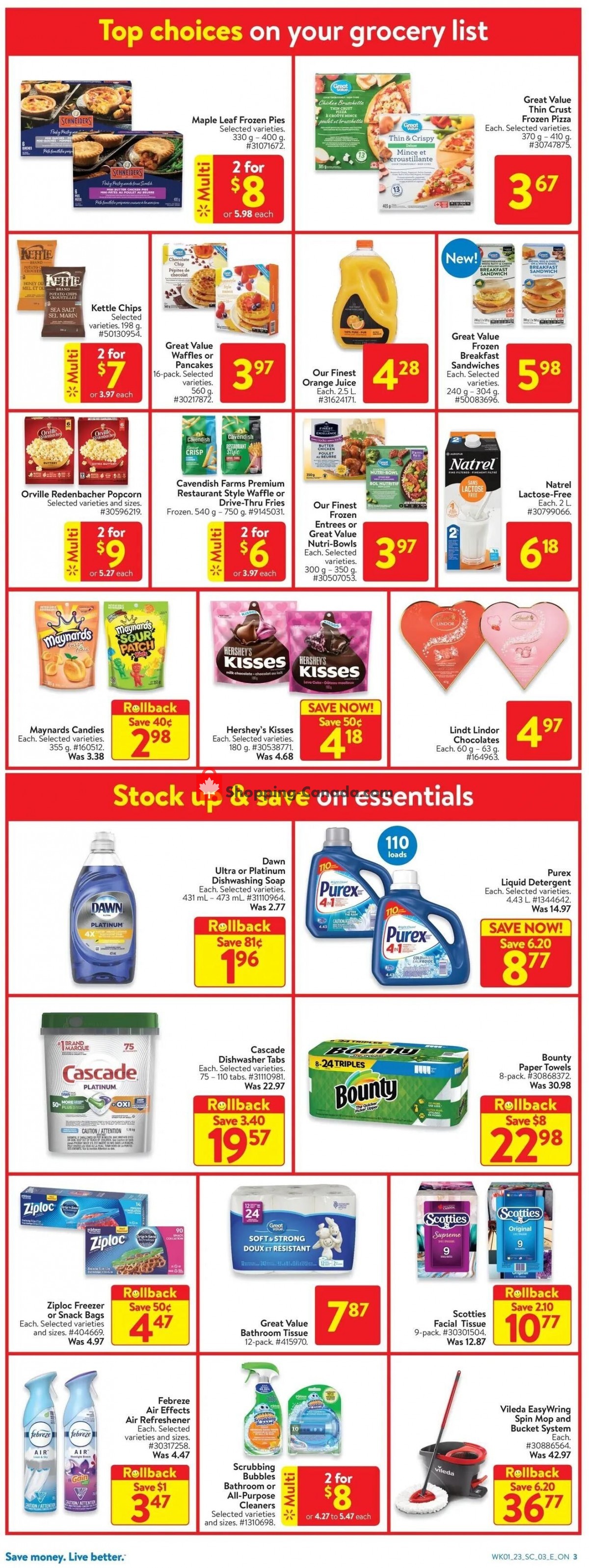 Walmart flyer from Thursday January 26, 2023 to Wednesday February 1, 2023 - page 4