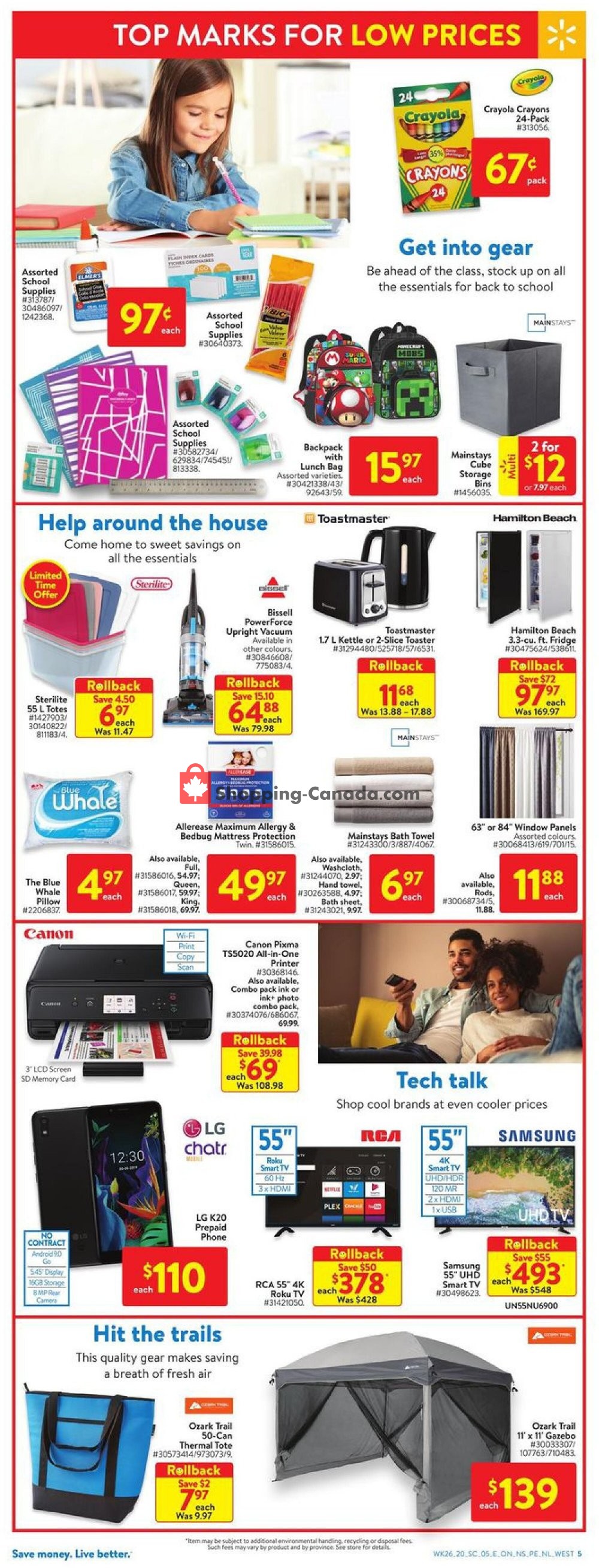 Walmart flyer from Thursday July 23, 2020 to Wednesday July 29, 2020 - page 7