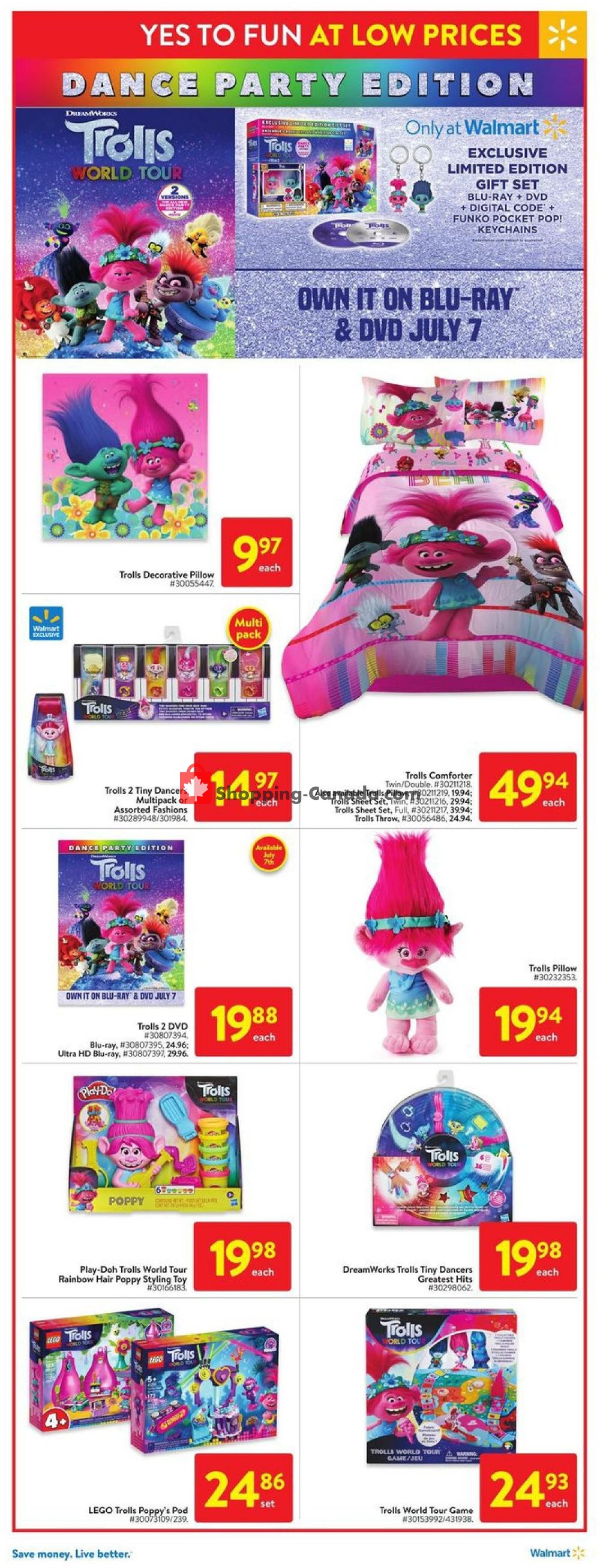 Walmart flyer from Thursday July 9, 2020 to Wednesday July 15, 2020 - page 14