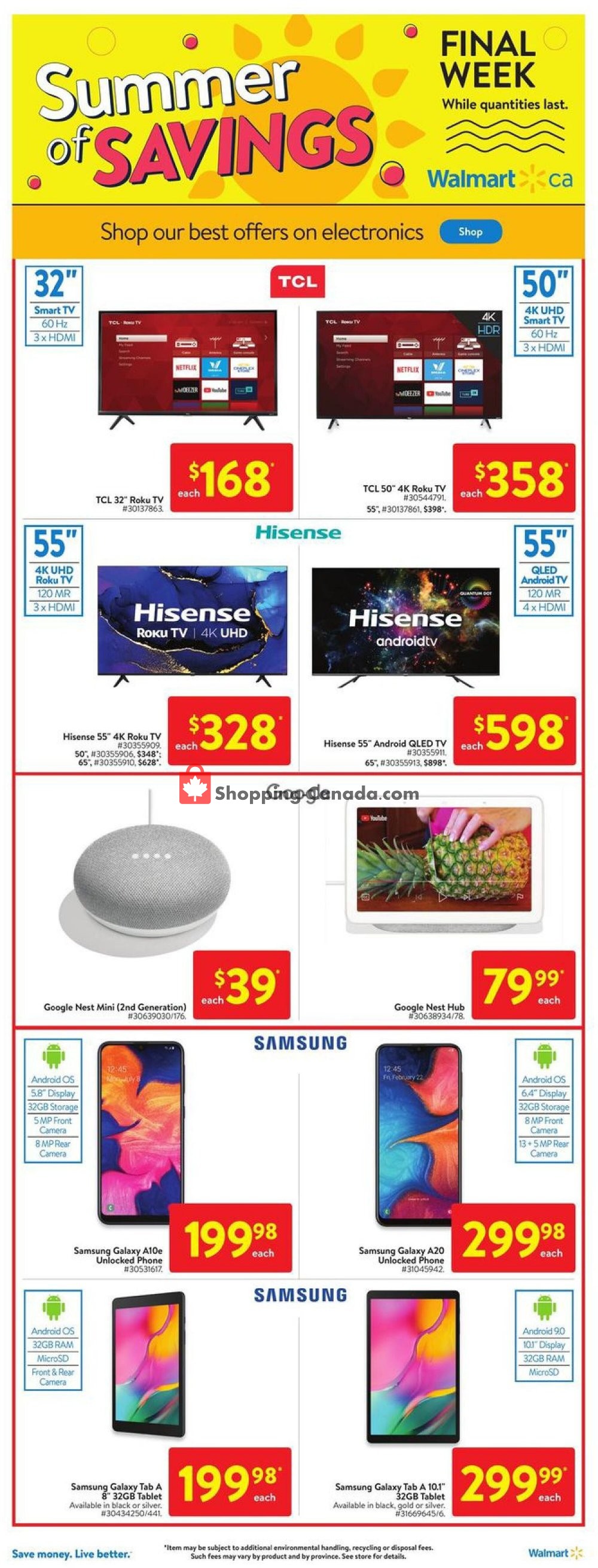 Walmart flyer from Thursday July 9, 2020 to Wednesday July 15, 2020 - page 16