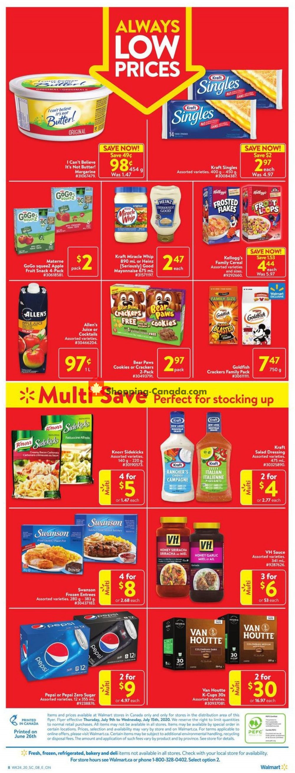 Walmart flyer from Thursday July 9, 2020 to Wednesday July 15, 2020 - page 3