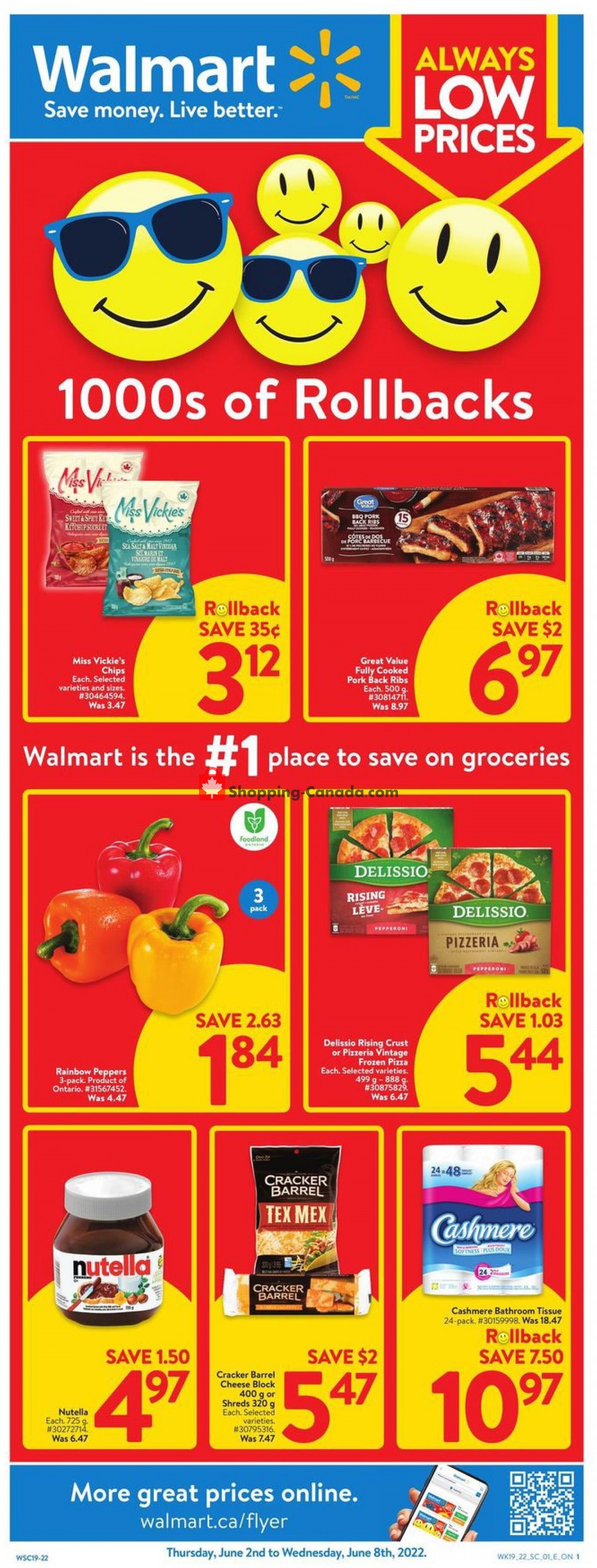 Walmart Canada, flyer (Always Low Prices ON) June 2 June 8, 2022 Shopping Canada