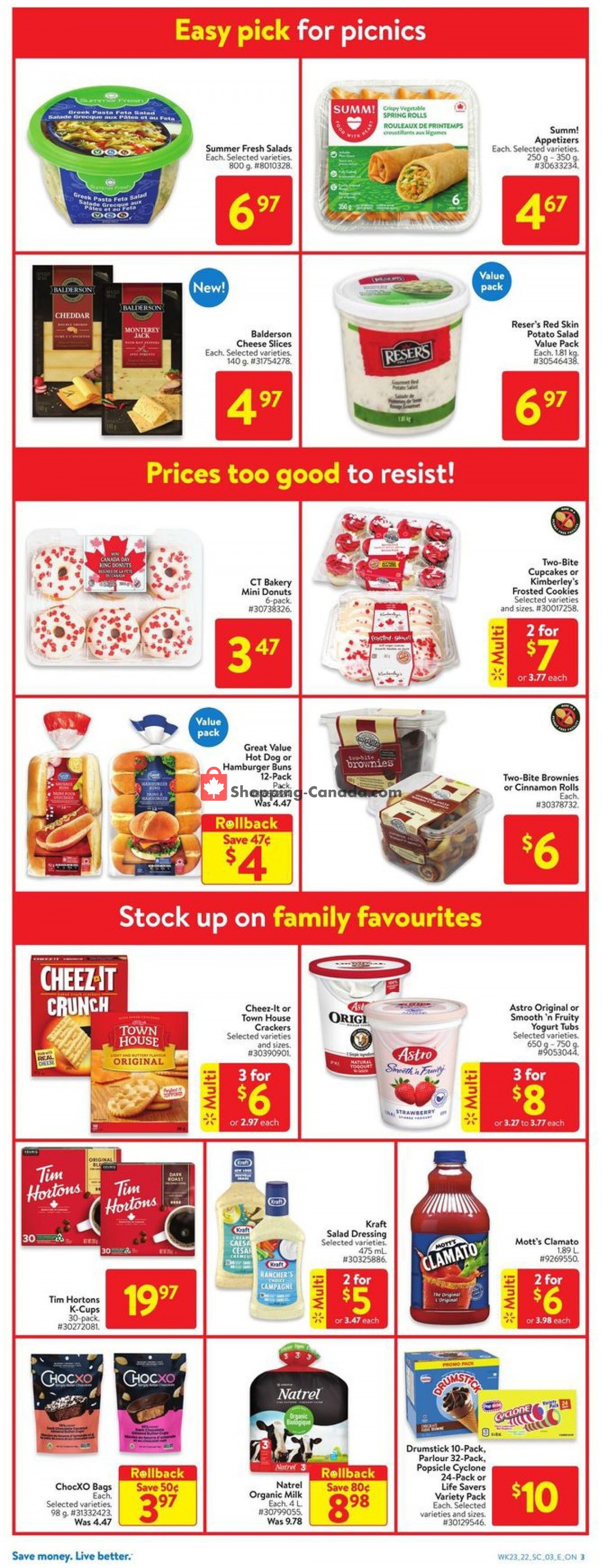 Walmart Canada, flyer (Always Low Prices ON) June 30 July 6, 2022 Shopping Canada