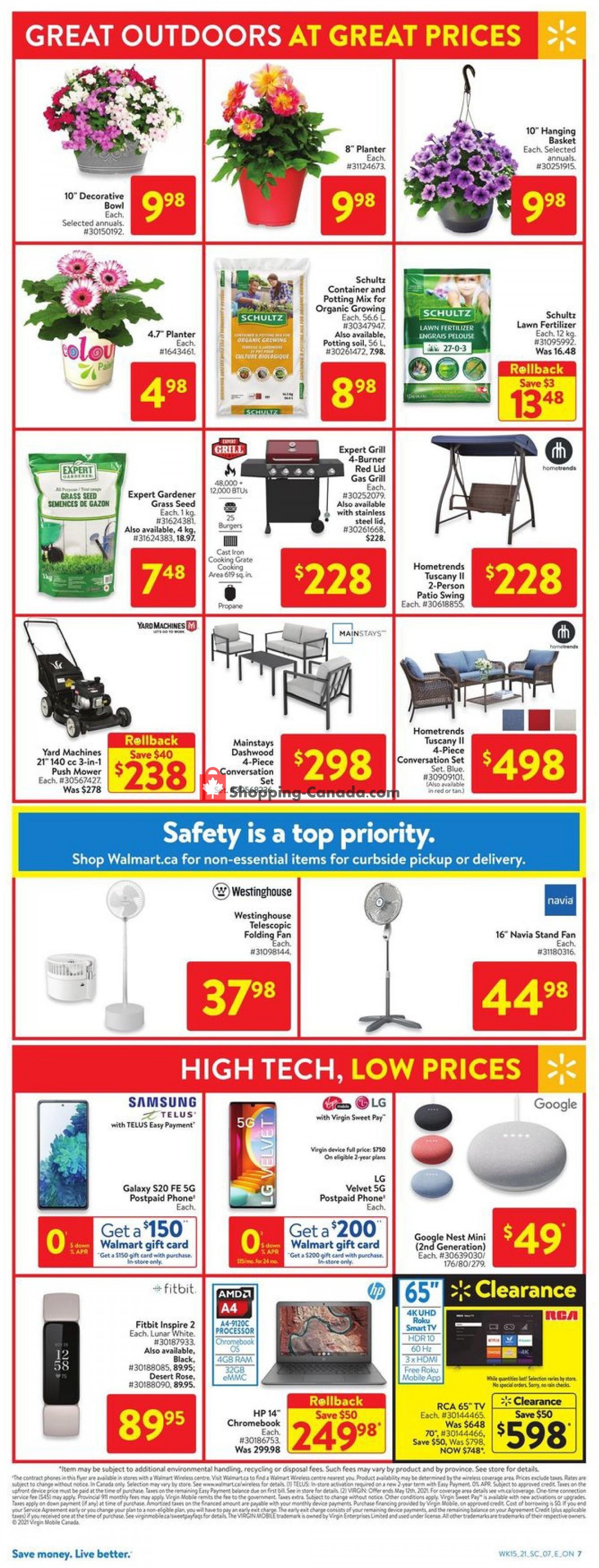 Walmart flyer from Thursday May 6, 2021 to Wednesday May 12, 2021 - page 15