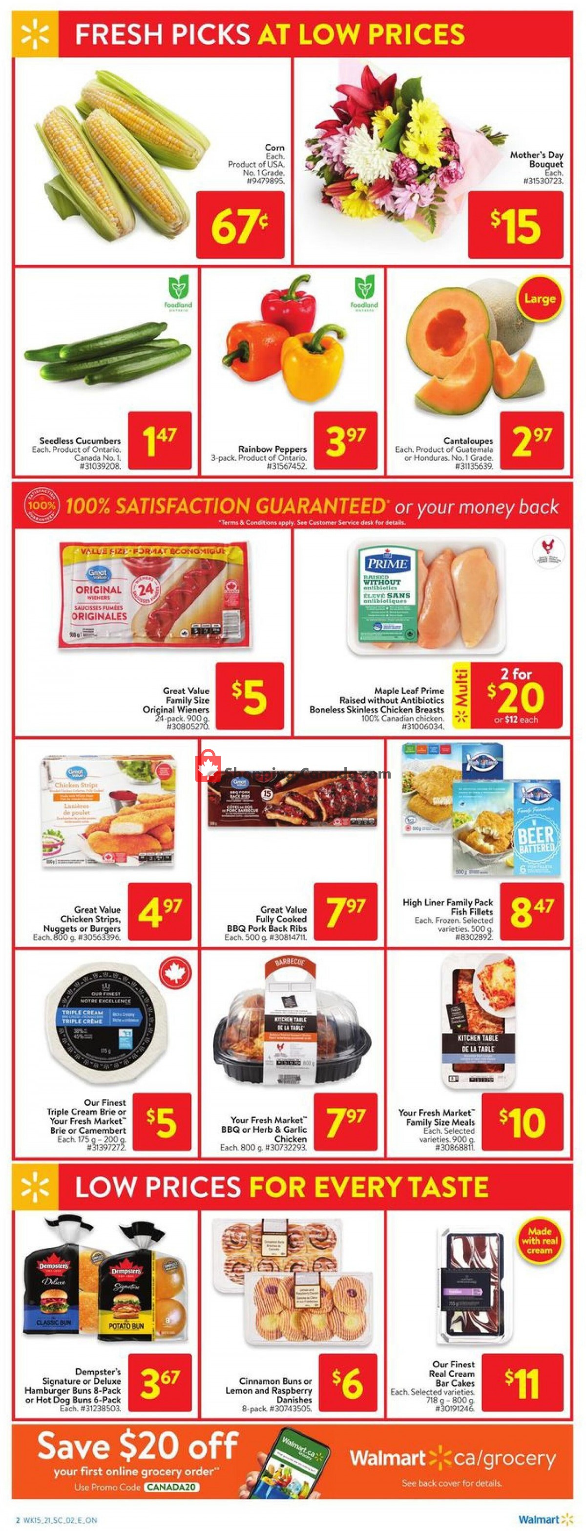 Walmart flyer from Thursday May 6, 2021 to Wednesday May 12, 2021 - page 2