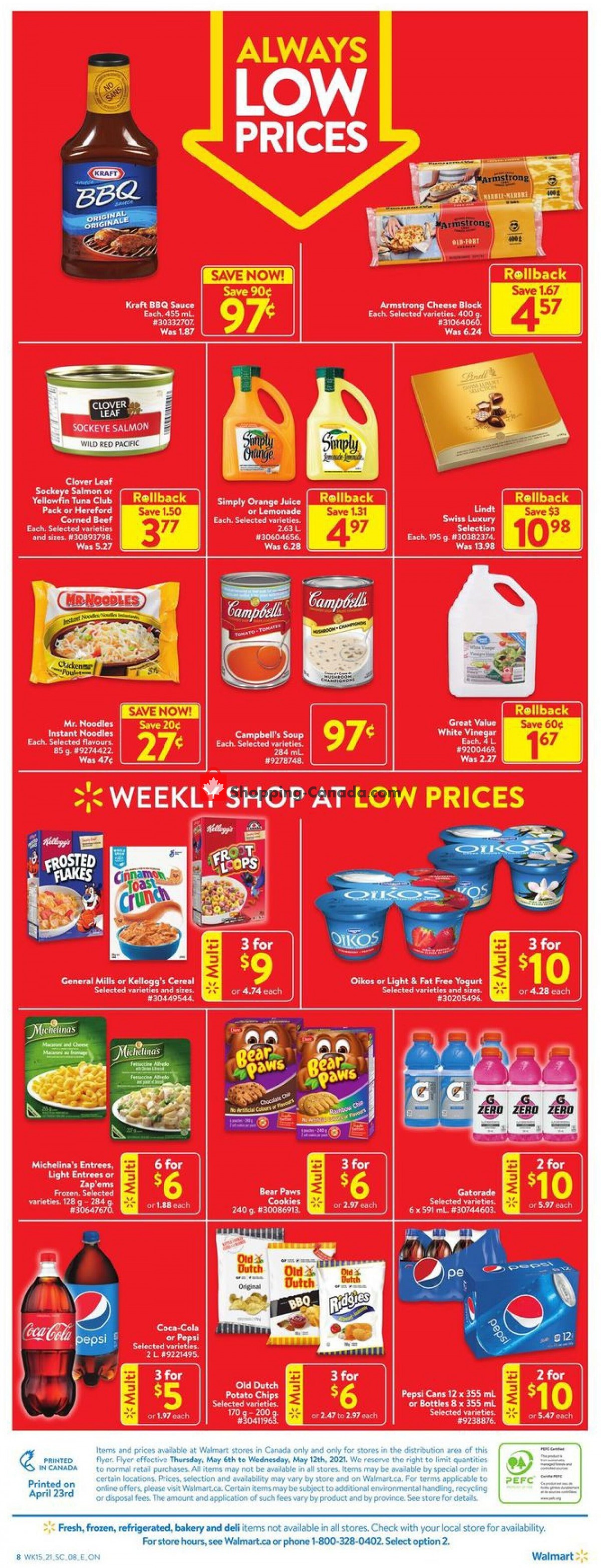 Walmart flyer from Thursday May 6, 2021 to Wednesday May 12, 2021 - page 3