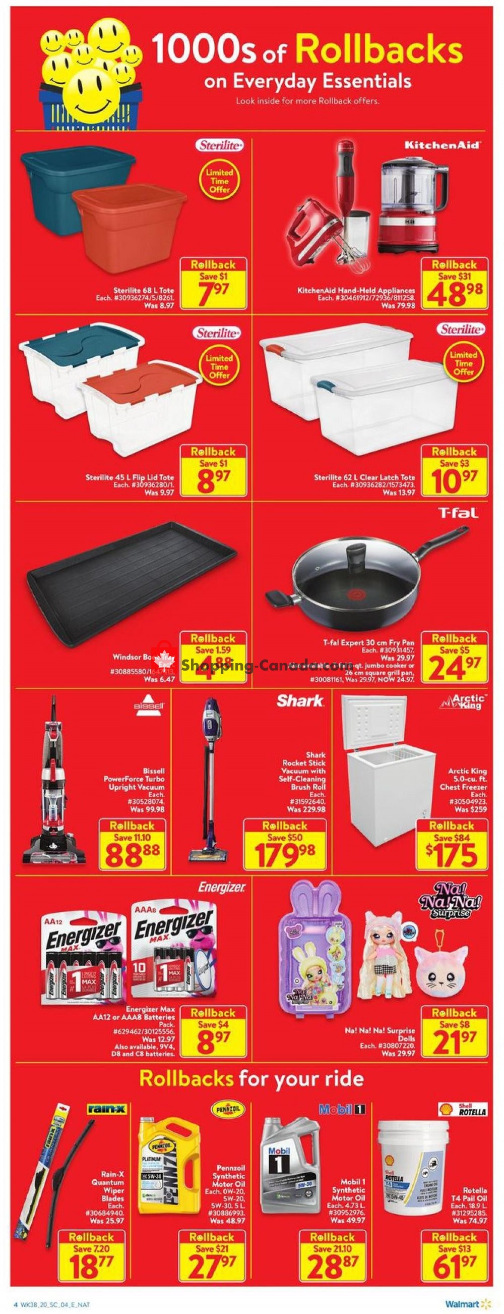 Walmart flyer from Thursday October 15, 2020 to Wednesday October 21, 2020 - page 4