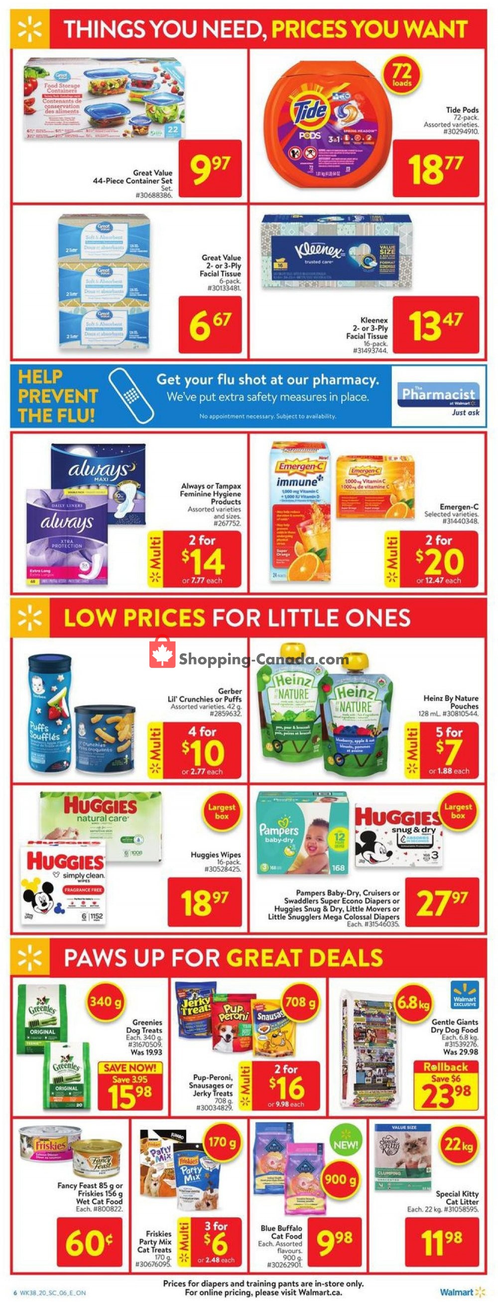 Walmart flyer from Thursday October 15, 2020 to Wednesday October 21, 2020 - page 9