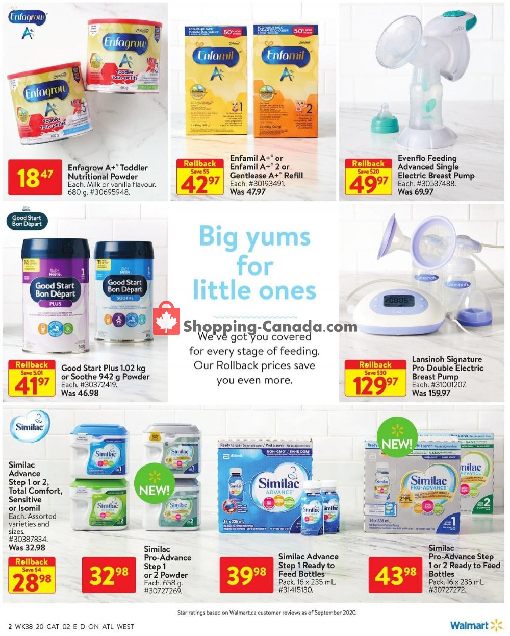 Walmart flyer from Thursday October 15, 2020 to Wednesday October 28, 2020 - page 2