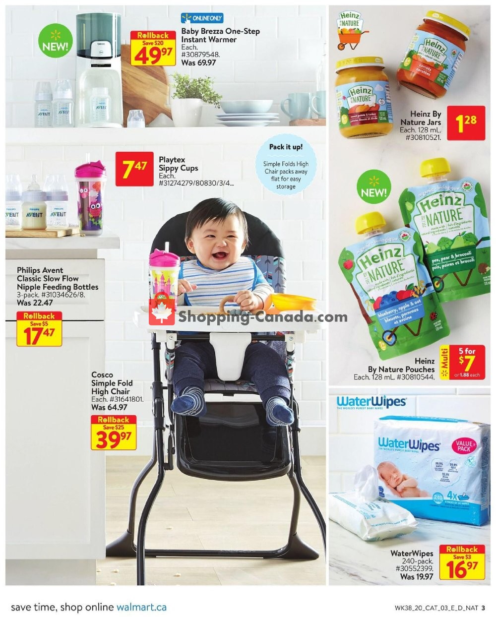 Walmart flyer from Thursday October 15, 2020 to Wednesday October 28, 2020 - page 3