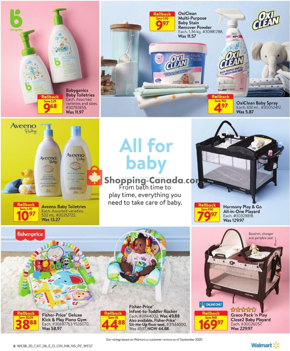 Walmart flyer from Thursday October 15, 2020 to Wednesday October 28, 2020 - page 6