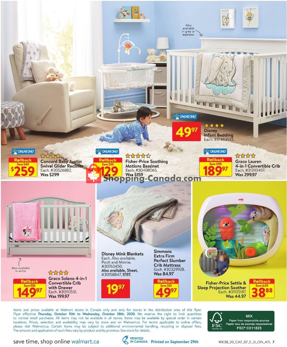 Walmart flyer from Thursday October 15, 2020 to Wednesday October 28, 2020 - page 7