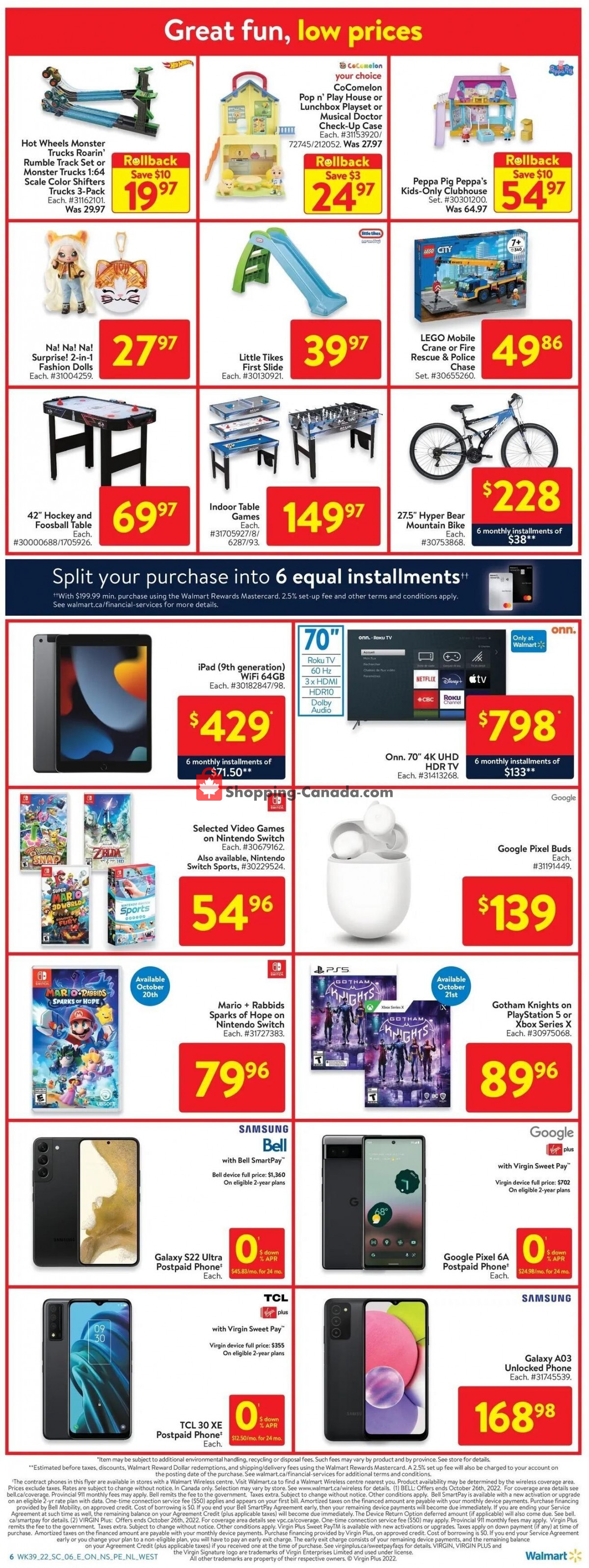 Walmart flyer from Thursday October 20, 2022 to Wednesday October 26, 2022 - page 11