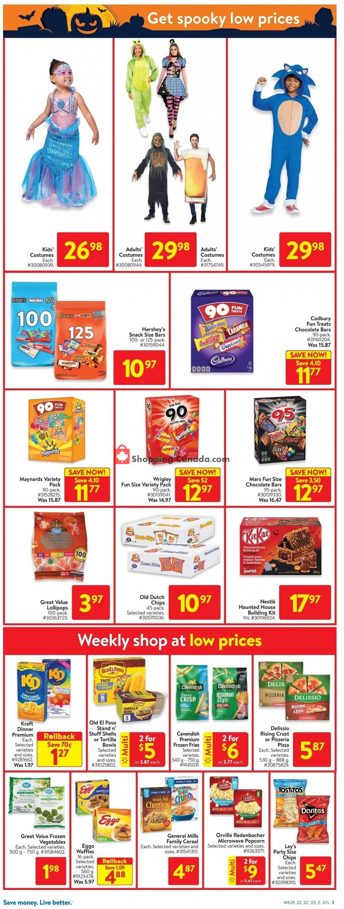 Walmart flyer from Thursday October 20, 2022 to Wednesday October 26, 2022 - page 5
