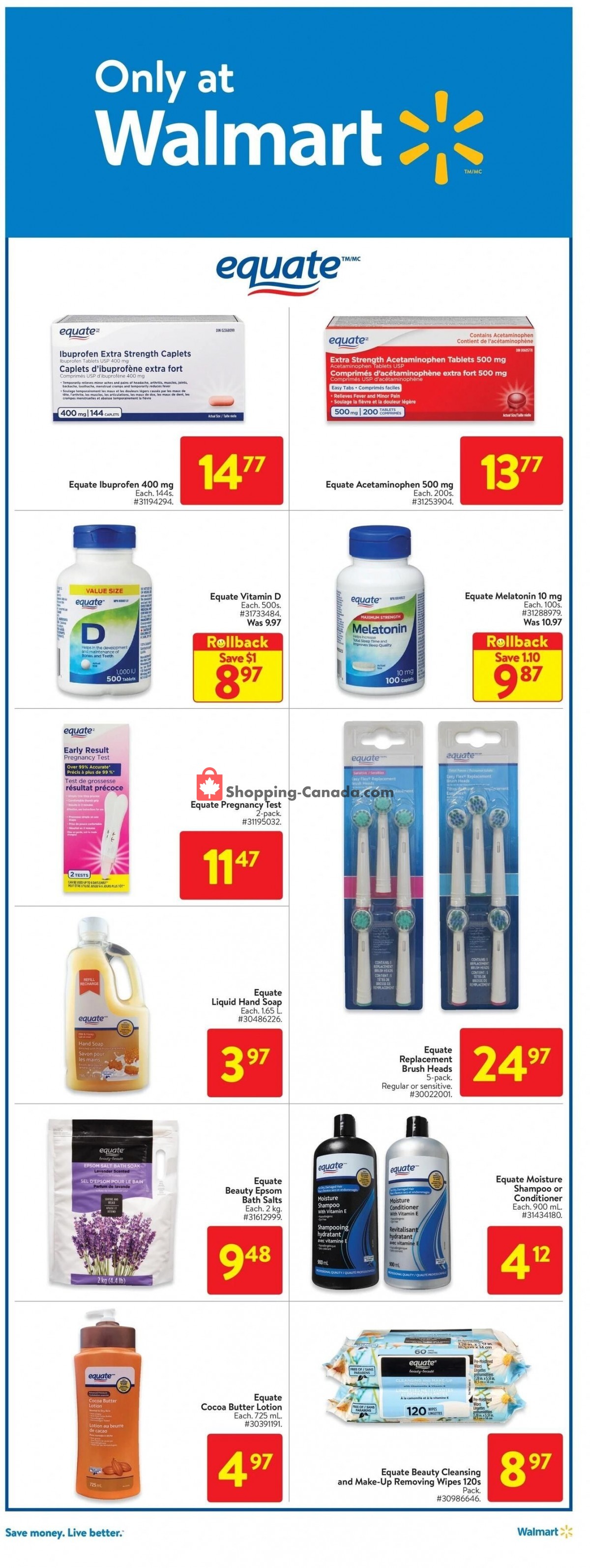 Walmart flyer from Thursday October 20, 2022 to Wednesday October 26, 2022 - page 8
