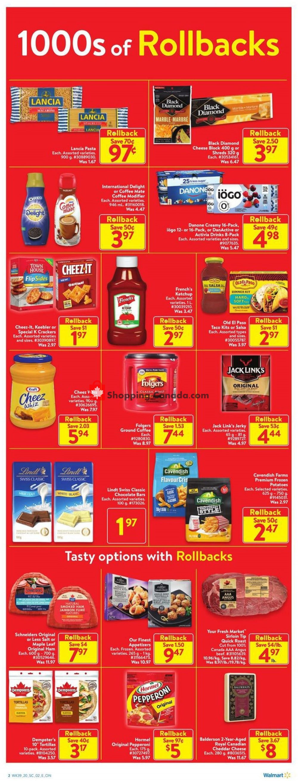 Walmart flyer from Thursday October 22, 2020 to Wednesday October 28, 2020 - page 2