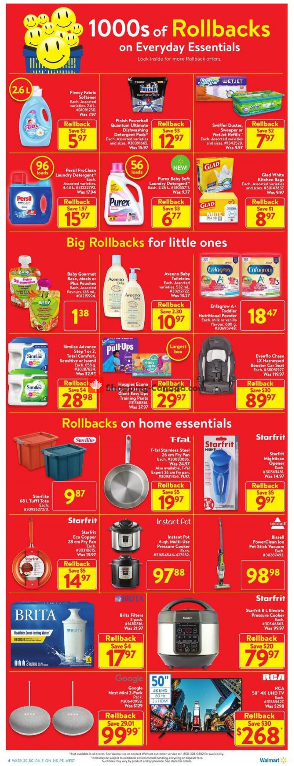 Walmart flyer from Thursday October 22, 2020 to Wednesday October 28, 2020 - page 4