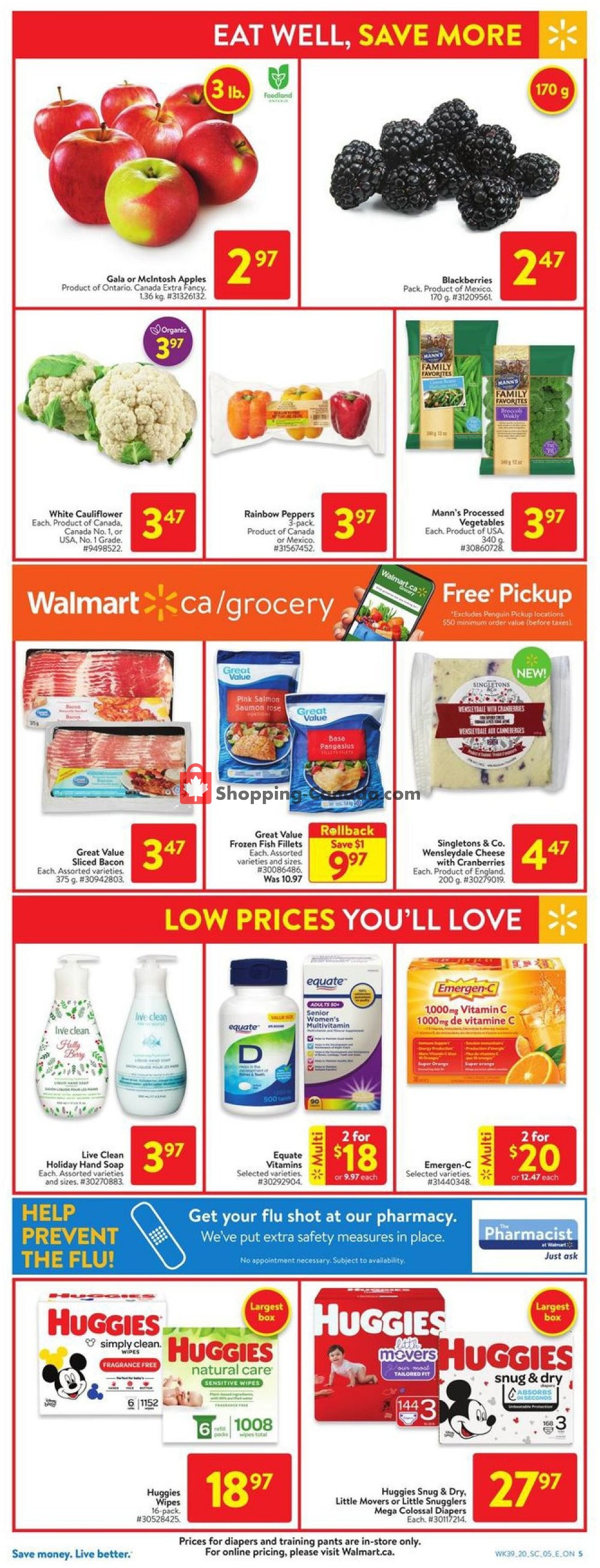 Walmart flyer from Thursday October 22, 2020 to Wednesday October 28, 2020 - page 6