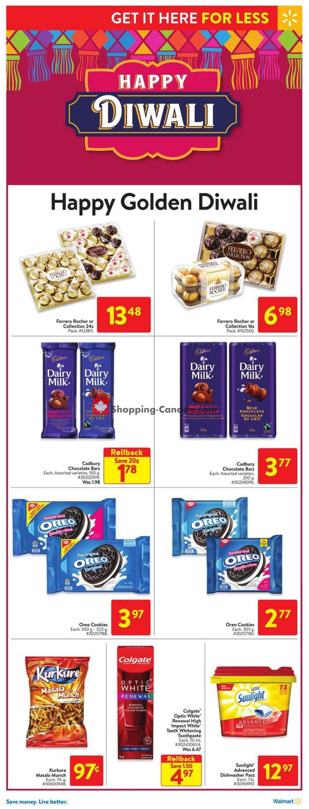 Walmart flyer from Thursday October 29, 2020 to Wednesday November 4, 2020 - page 6