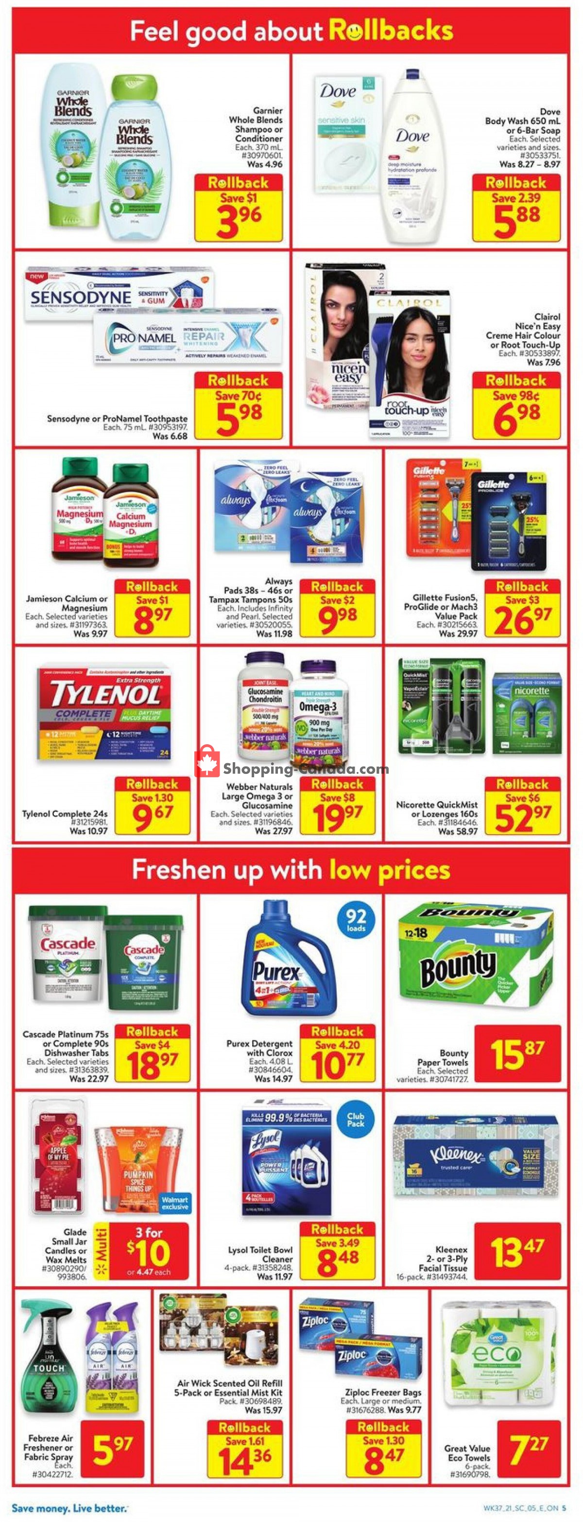 Walmart flyer from Thursday October 7, 2021 to Wednesday October 13, 2021 - page 10