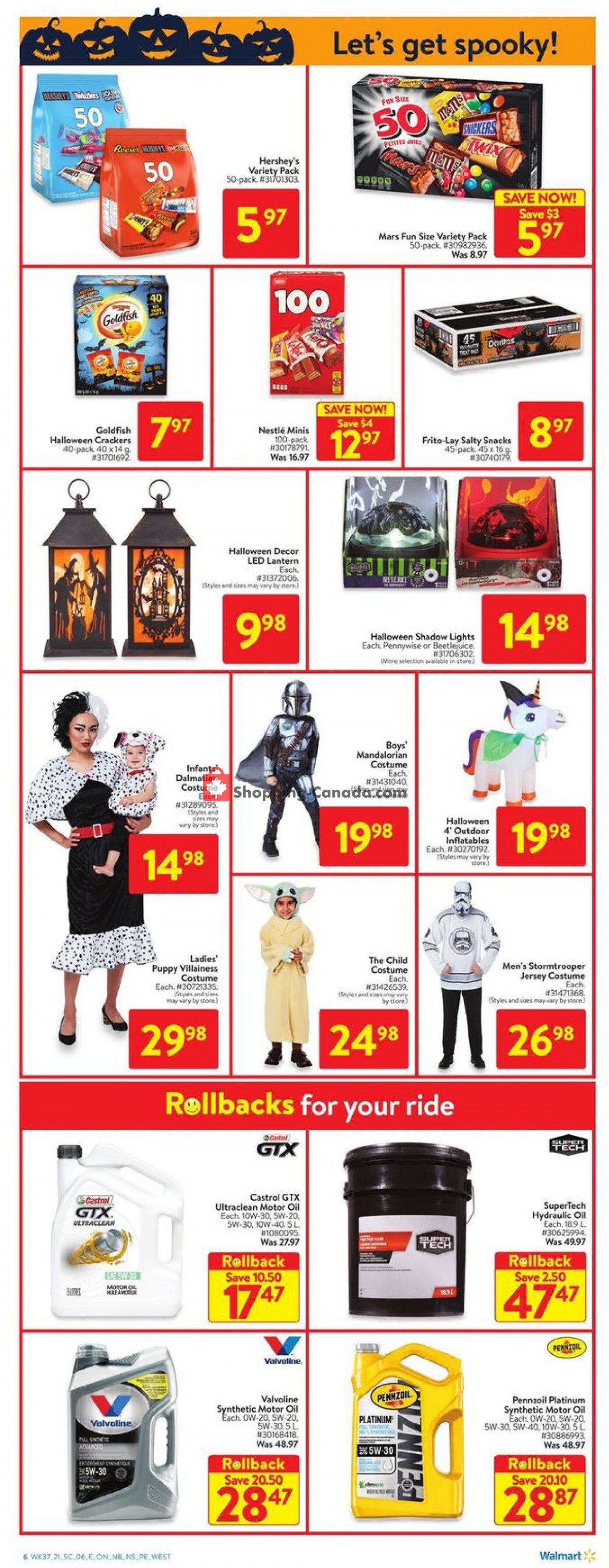 Walmart flyer from Thursday October 7, 2021 to Wednesday October 13, 2021 - page 13