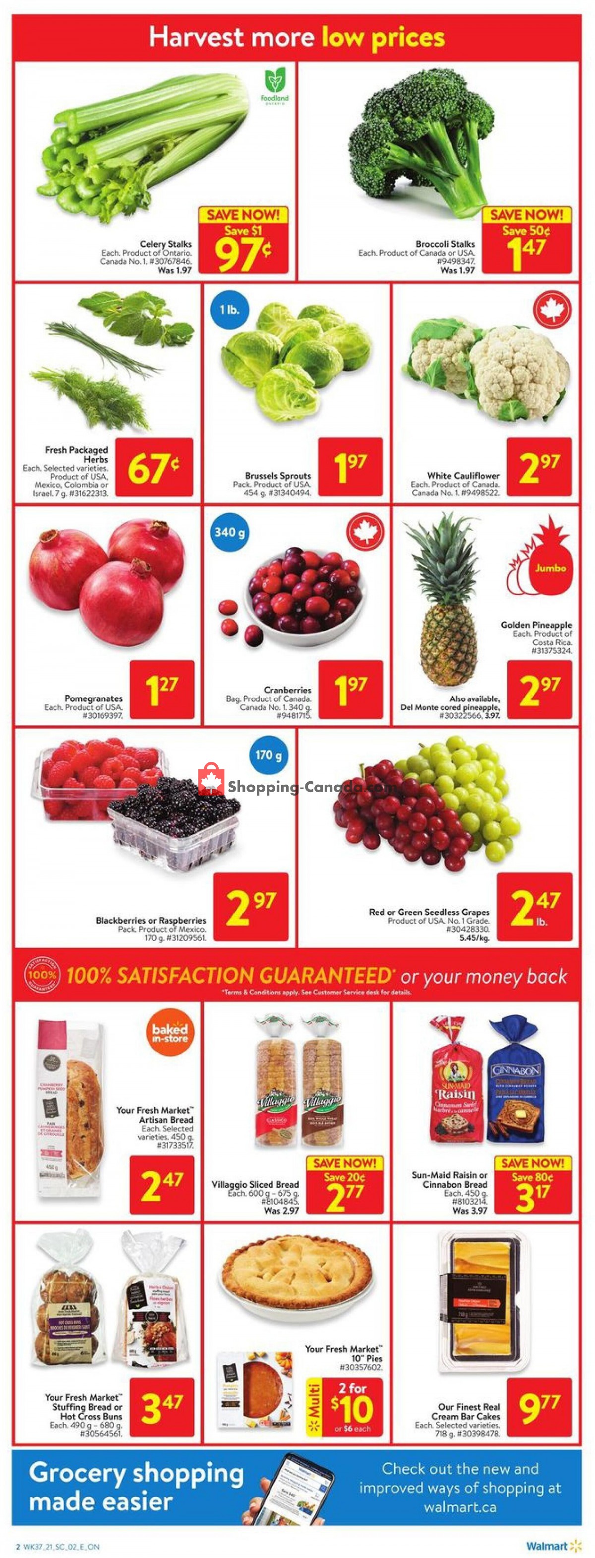 Walmart flyer from Thursday October 7, 2021 to Wednesday October 13, 2021 - page 2