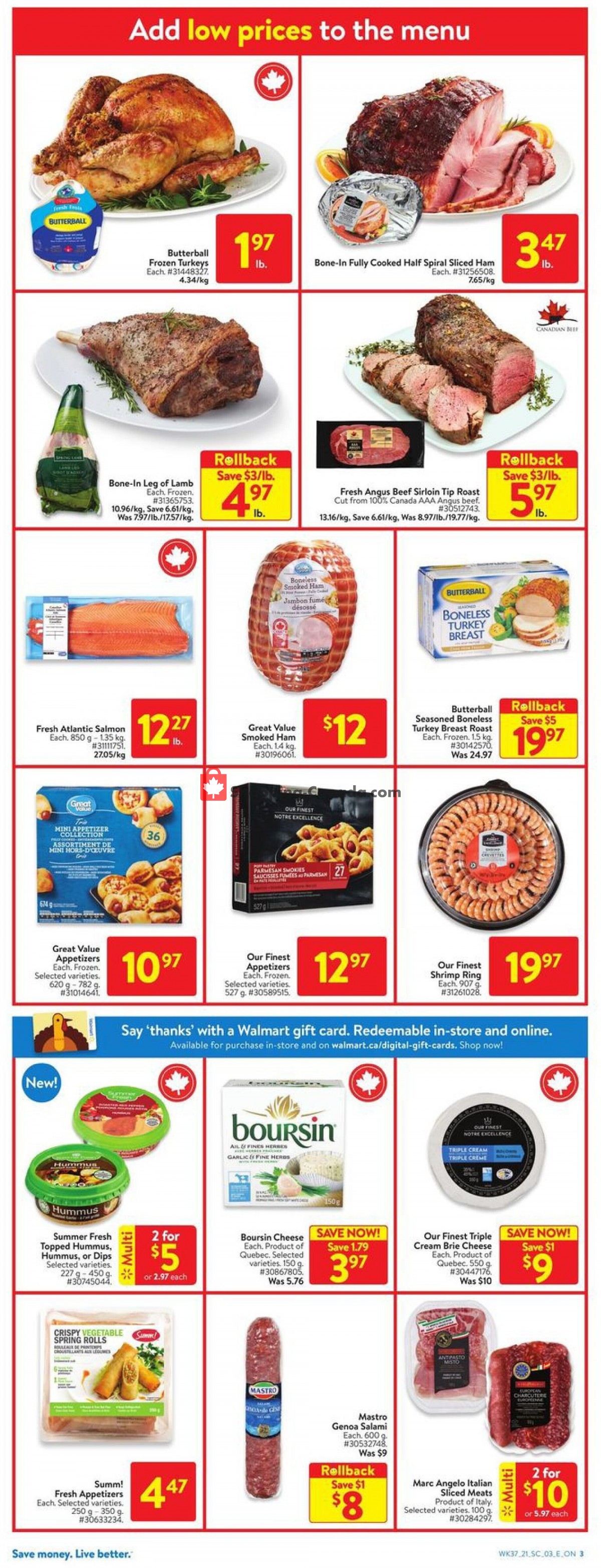 Walmart flyer from Thursday October 7, 2021 to Wednesday October 13, 2021 - page 3